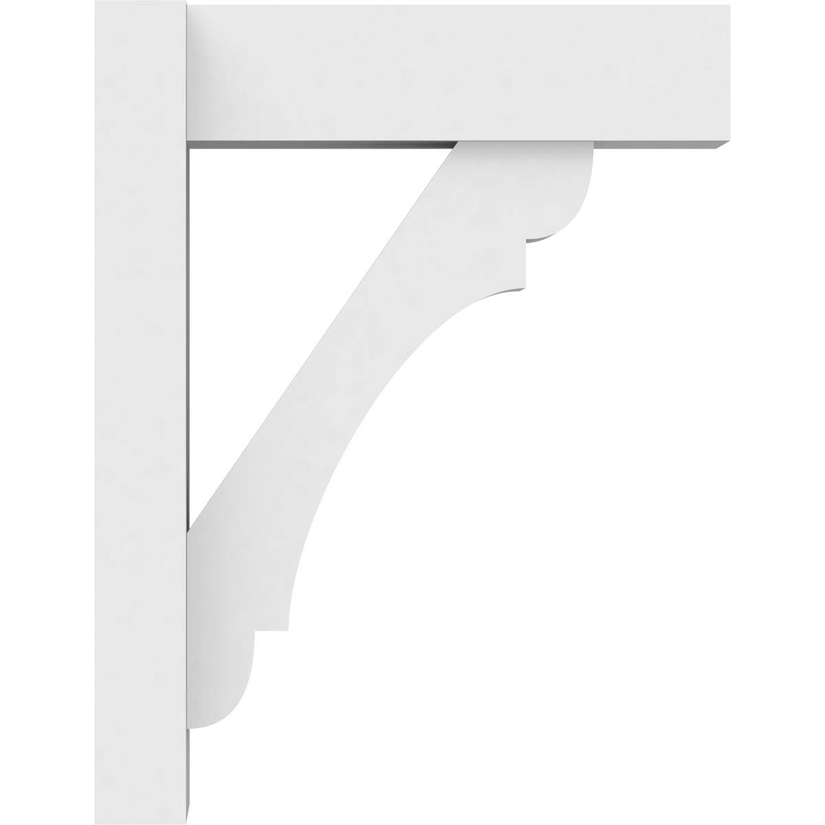Ekena Millwork OUTP05X14X18OLY05 White PVC Outlooker - 5