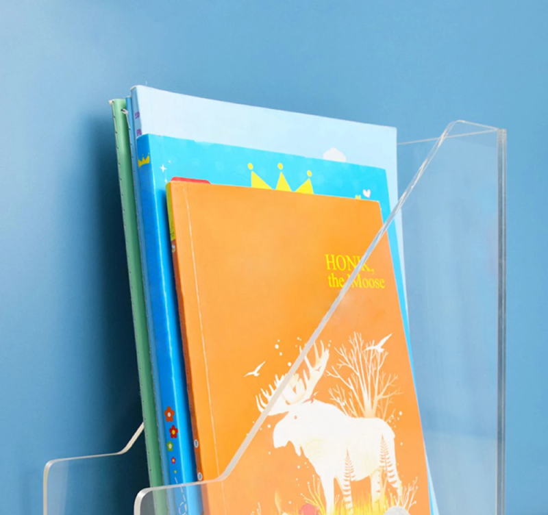 Prism Pop Acrylic File Organizer - Colorful Desktop Document Holder for Office, School & Home Organization - Perfect for Bills, Papers, Letters & Stationery Storage