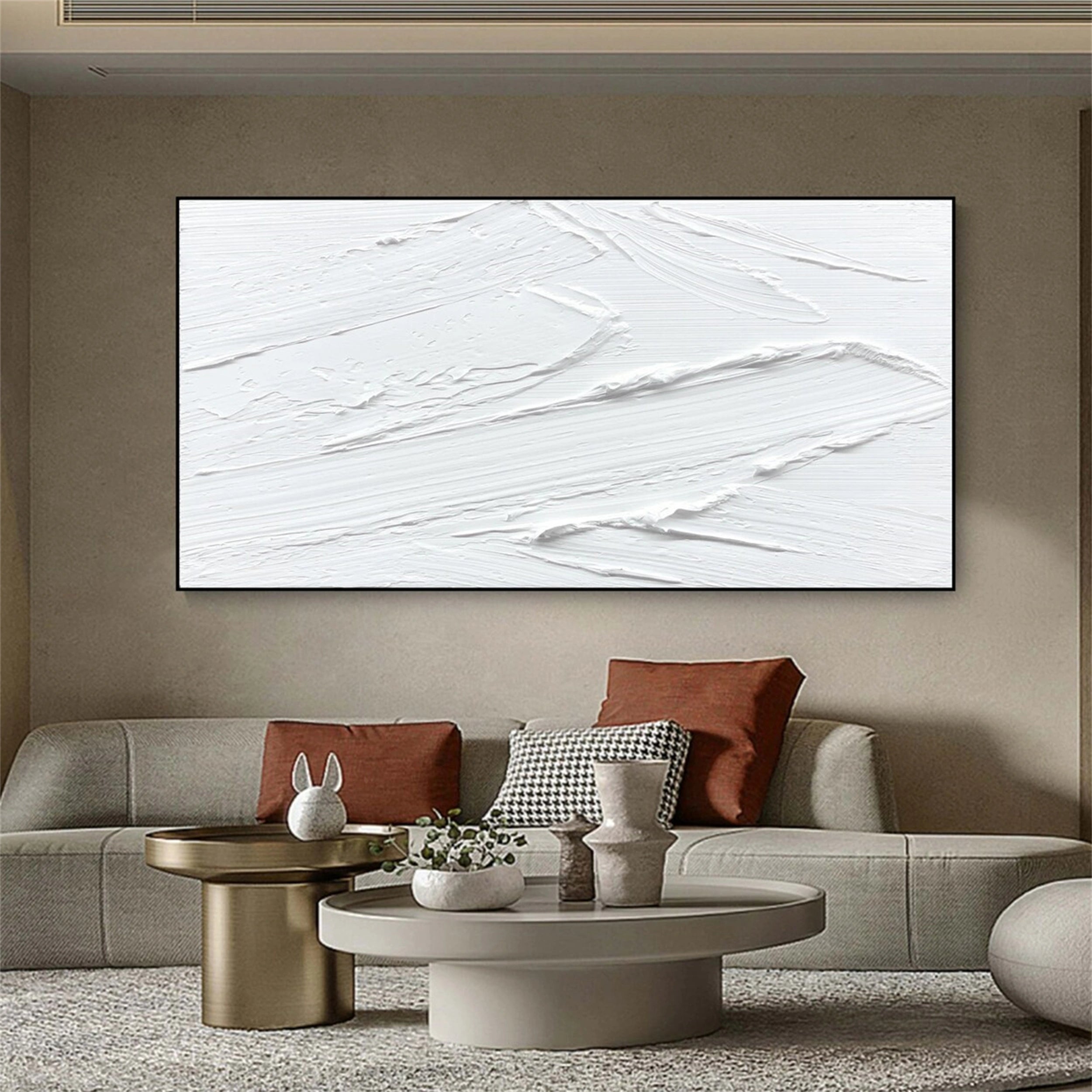 Minimalist Balance Canvas Painting - Abstract Wall Art for Living Room, Bedroom & Office Decor | #MM105