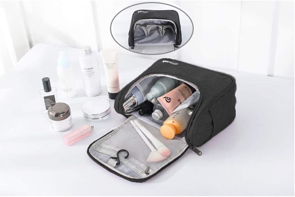 Premium Travel Toiletry Bag for Men & Women - Waterproof Cosmetic & Makeup Organizer with Shaving Kit Compartment - Perfect for Vacation, Gym, Camping & Business Trips