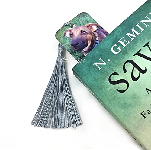 Custom Personalized Photo Bookmarks with Tassel - Unique Metal Bookmark Gift for Men, Women, Kids & Students - Perfect for Reading, Journals, Bible & Book Lovers