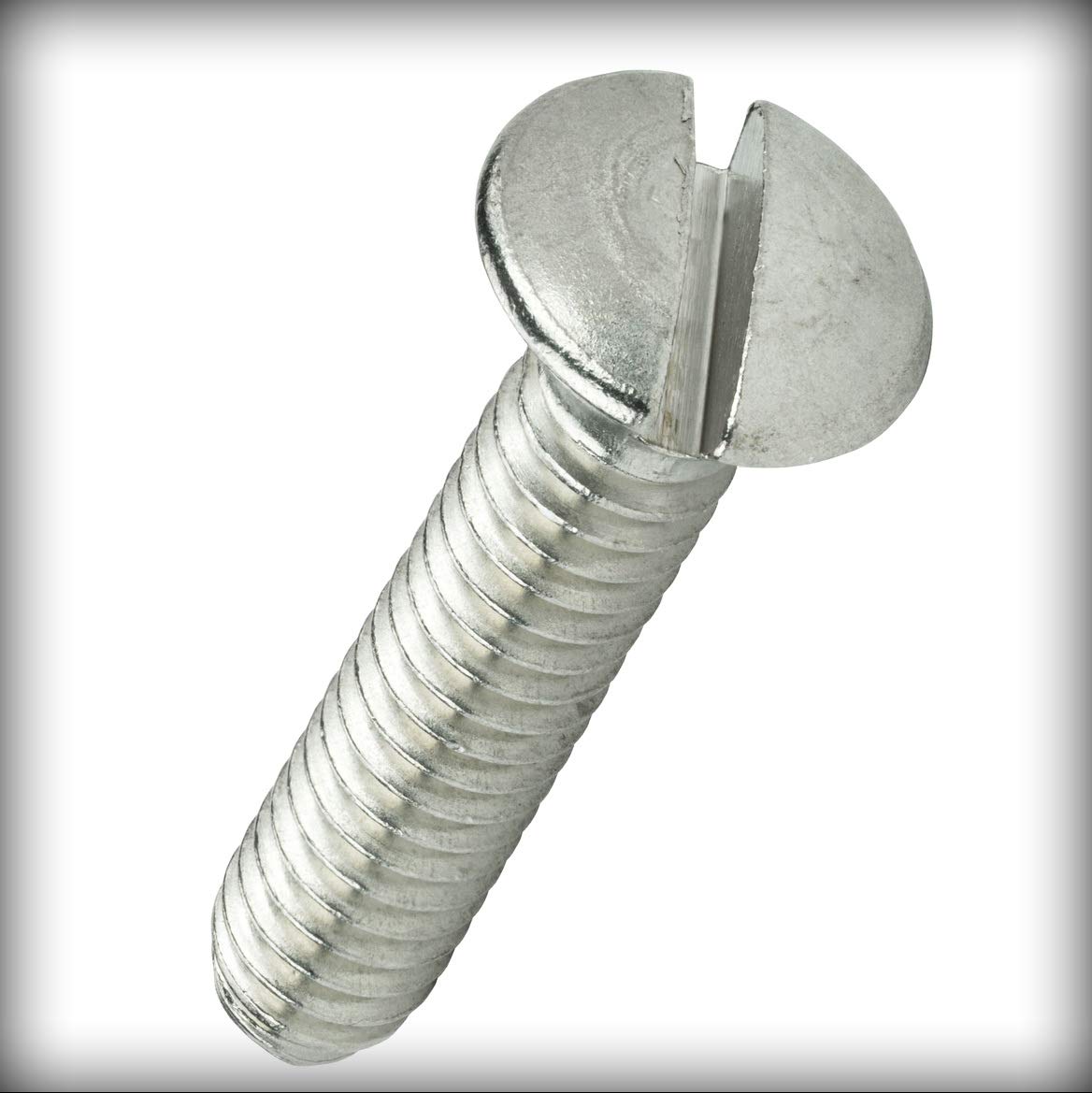 2500 Pcs 8-32 x 5/8 Inch Slotted Oval Head Machine Screws Stainless Steel 18-8 Fastener Set - Durable Hardware for Furniture, Electronics & DIY Projects by Pr-Merchant