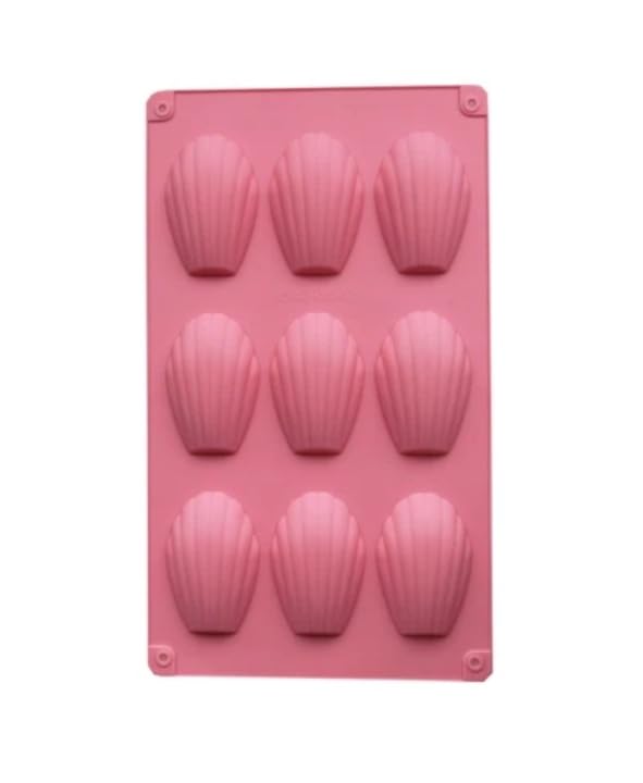 Premium French Madeleine Baking Mold - Non-Stick Silicone Shell Shaped Cookie Tray for Homemade Madeleines, Cakes & Pastries | Perfect for Tea Time, Desserts & Gift Giving