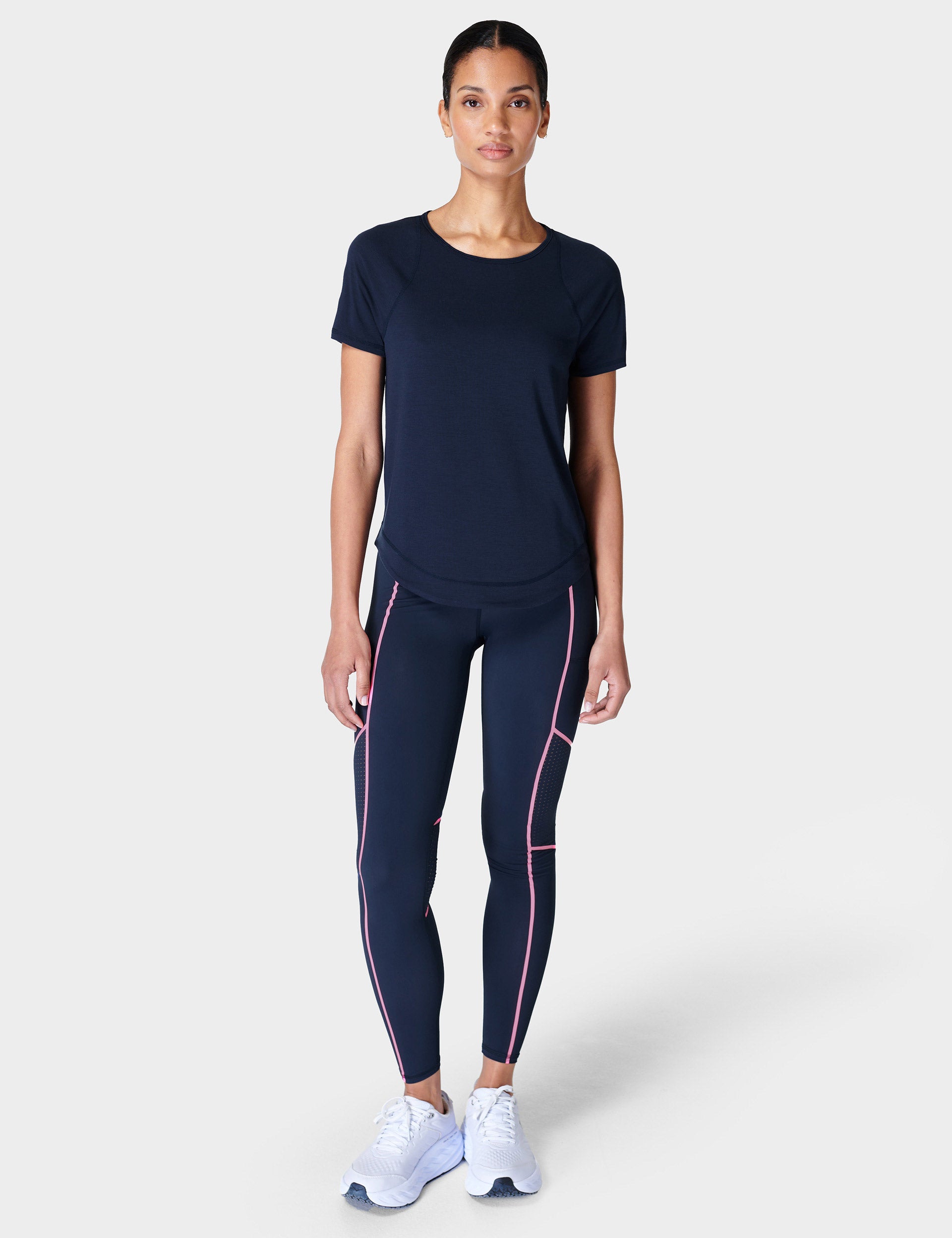 Breathe Easy Running T-Shirt for Men & Women - Moisture-Wicking Performance Tee in Navy Blue - Perfect for Jogging, Gym Workouts & Outdoor Activities