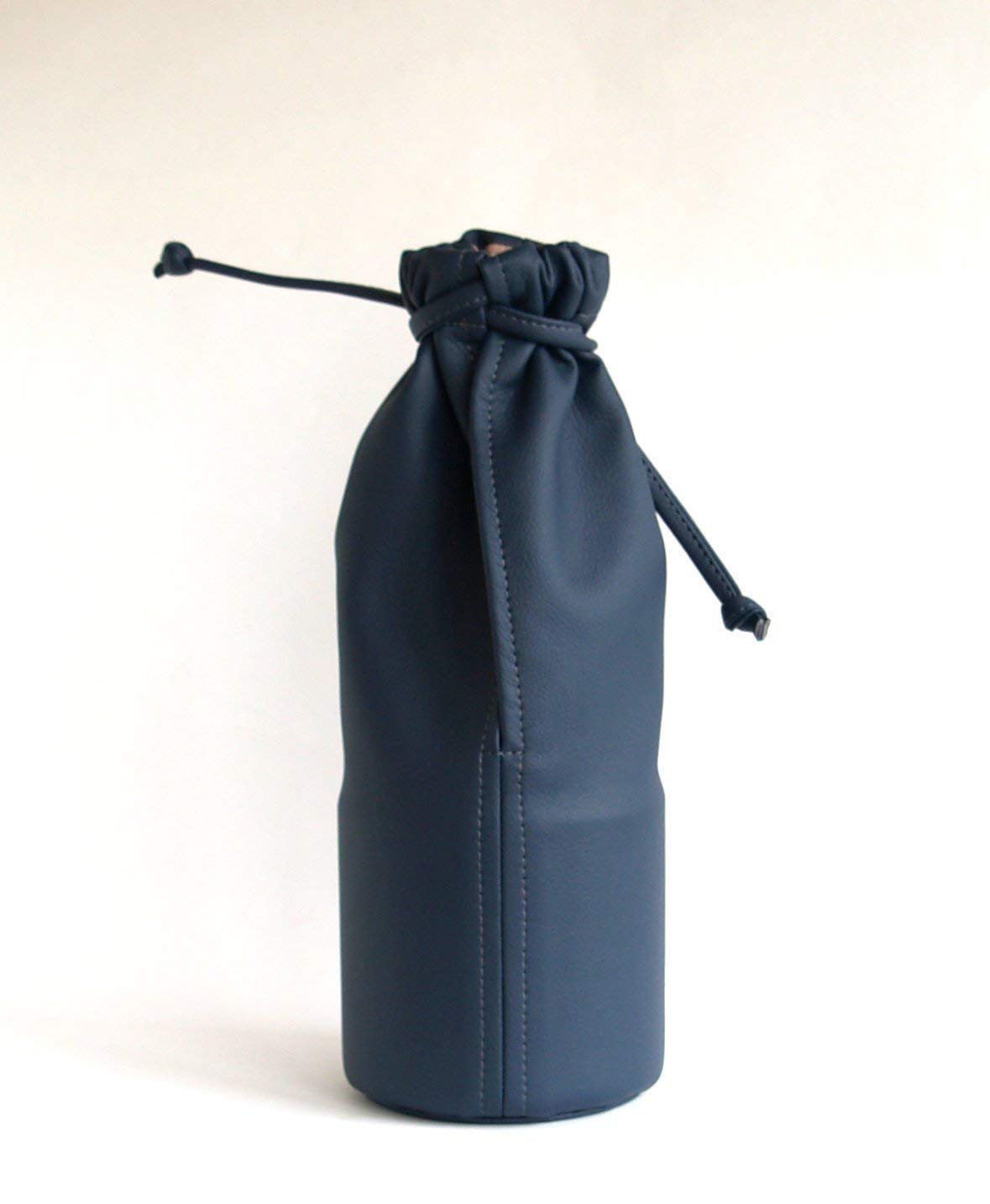 Navy Blue Handmade Makeup Brush Holder - Travel Cosmetic Bag for Women | Gift for Her & Makeup Storage