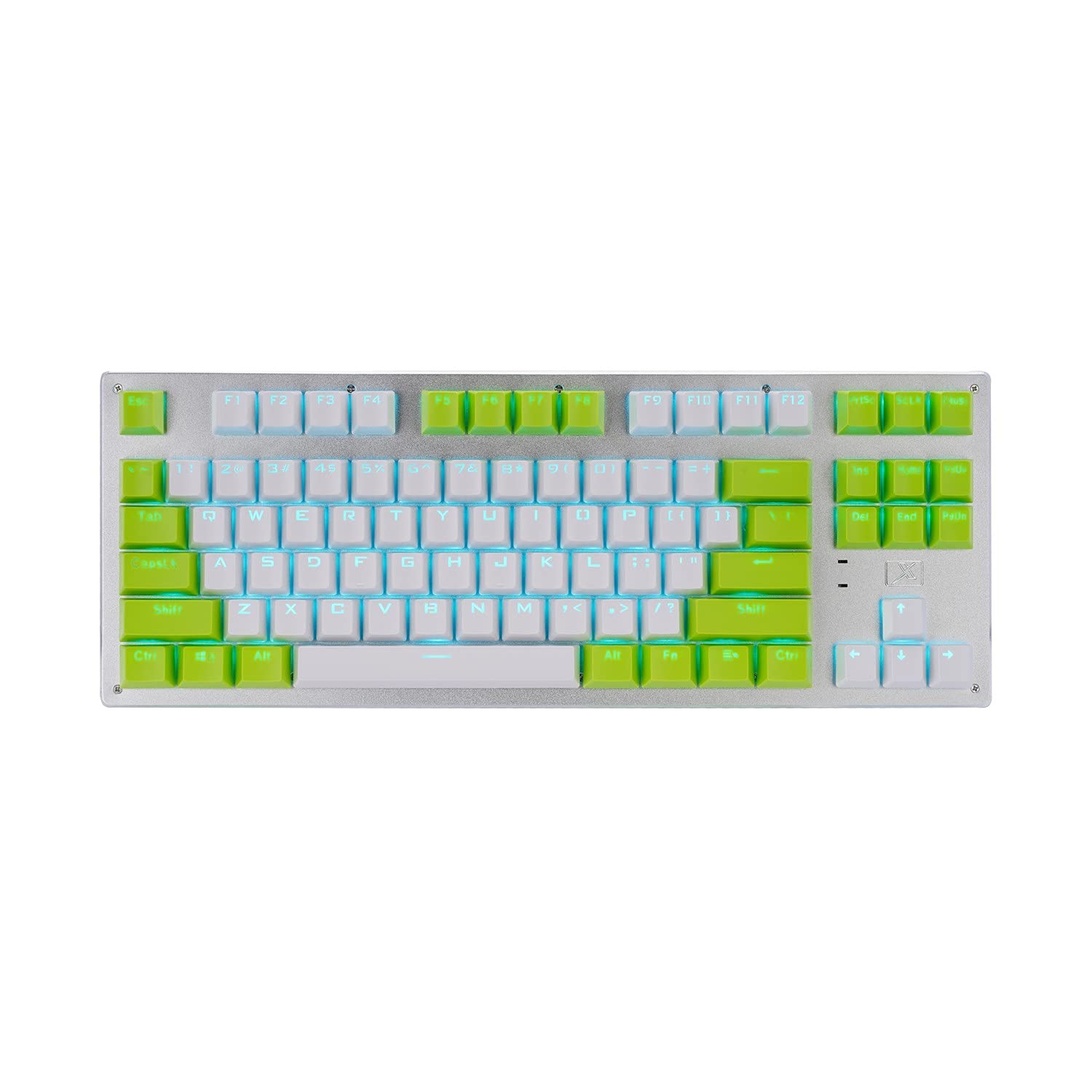 87-Key Bluetooth Mechanical Keyboard - Wireless/Wired Gaming Keyboard with LED Backlight & Anti-Ghosting | Perfect for PC Gaming & Office Work