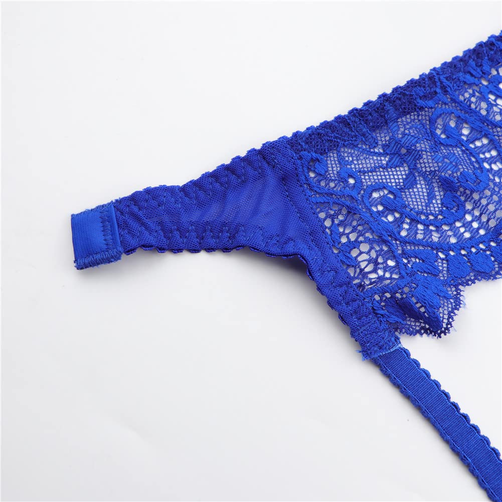 Sexy Lace Garter Belt for Women - Adjustable Thigh High Stockings Holder - Perfect for Bridal Lingerie, Boudoir Photography & Romantic Nights