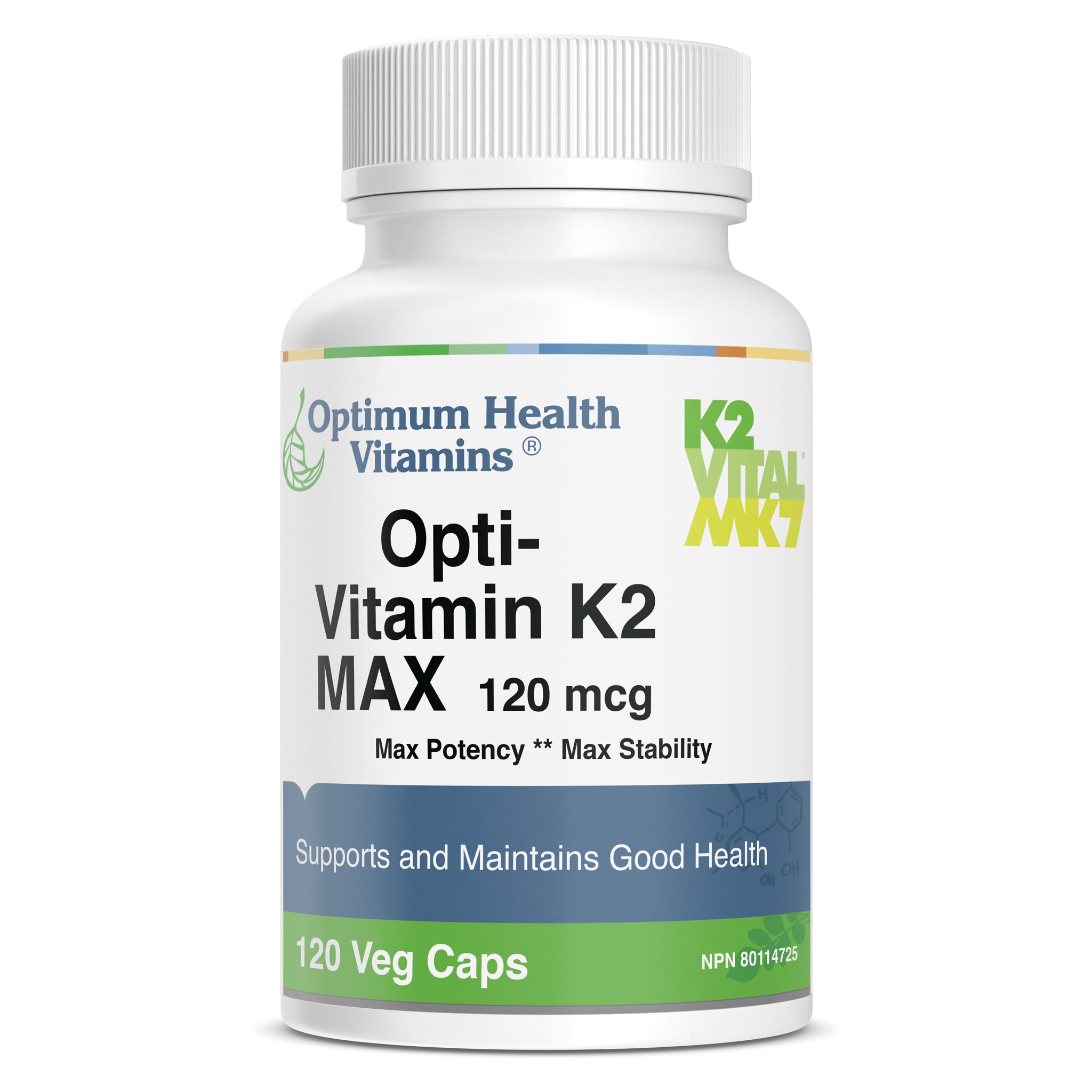 Opti Vitamin K2 MAX Supplement - Supports Bone & Heart Health - Vegan, Non-GMO - for Adults & Seniors - Ideal for Daily Wellness & Immune Support