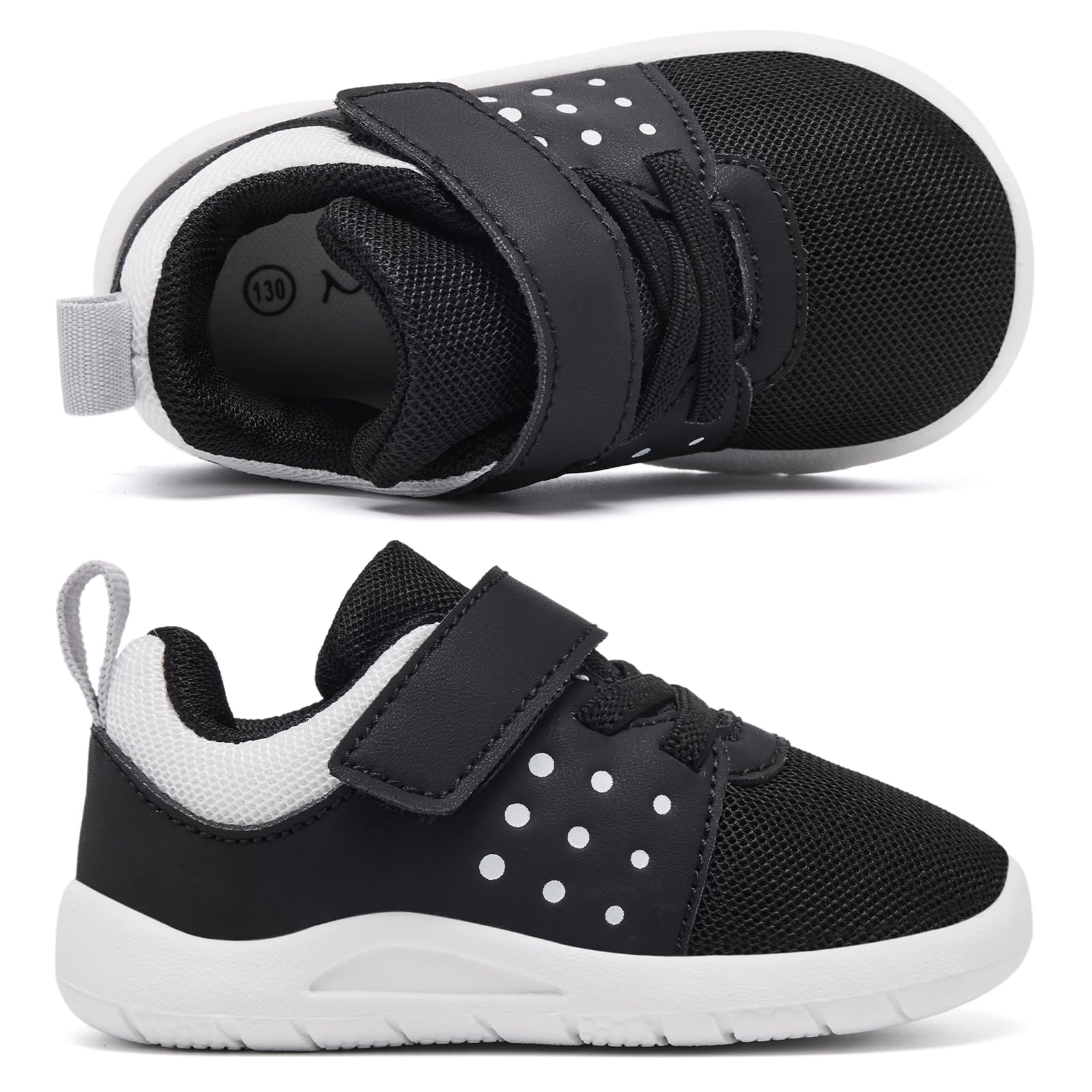 MORENDL Toddler Baby Shoes 0-4 Years - Lightweight Breathable Non-Slip Sneakers for Boys & Girls - Running, Walking, Tennis & Barefoot Play - Perfect for Outdoor Activities & Playtime