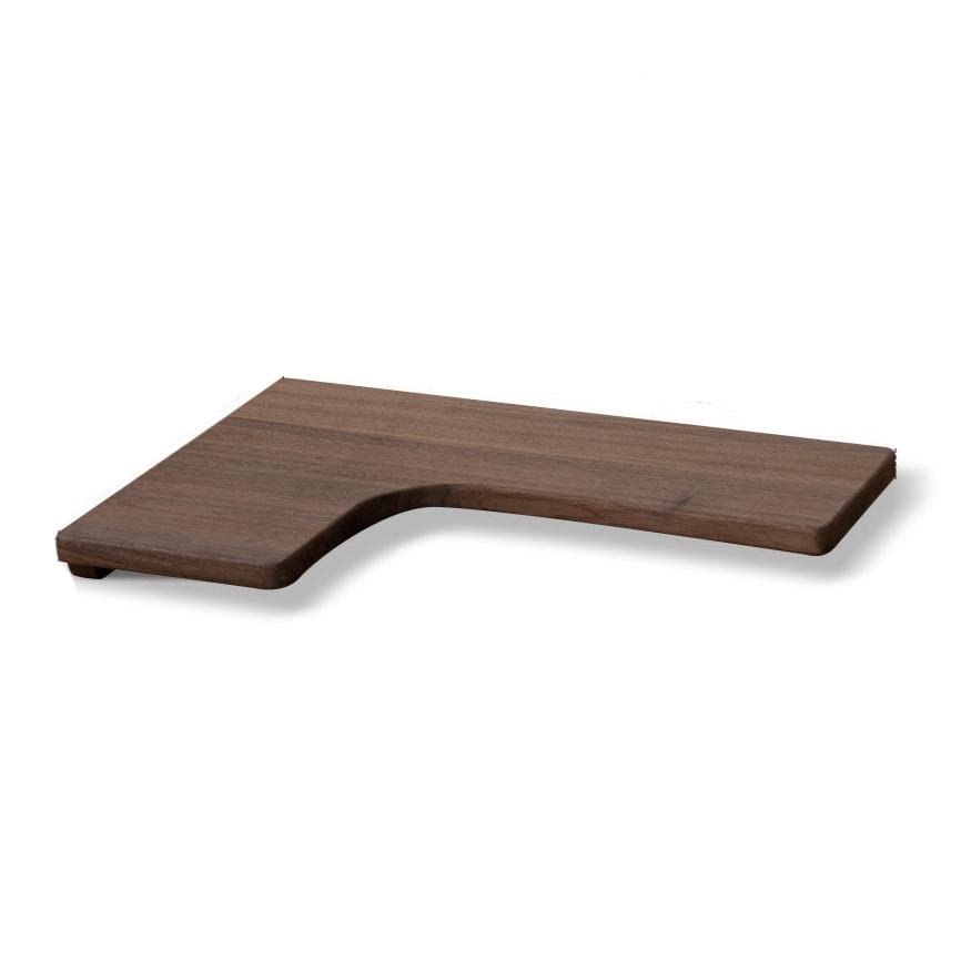 Solid Oak, Cherry & Black Walnut Wood Corner Bookshelf - Rustic Floating Shelf for Living Room, Bedroom, Office Storage & Display