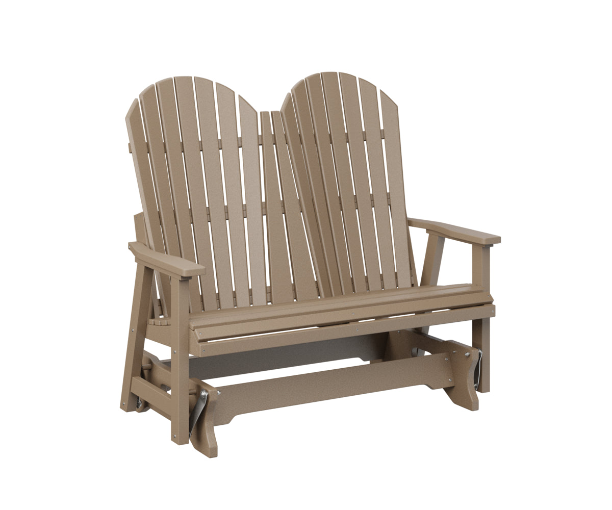 Berlin Gardens Comfo Back Double Glider - Outdoor Patio Swing Bench with Weather-Resistant Cushions - Perfect for Porch, Garden, and Backyard Relaxation