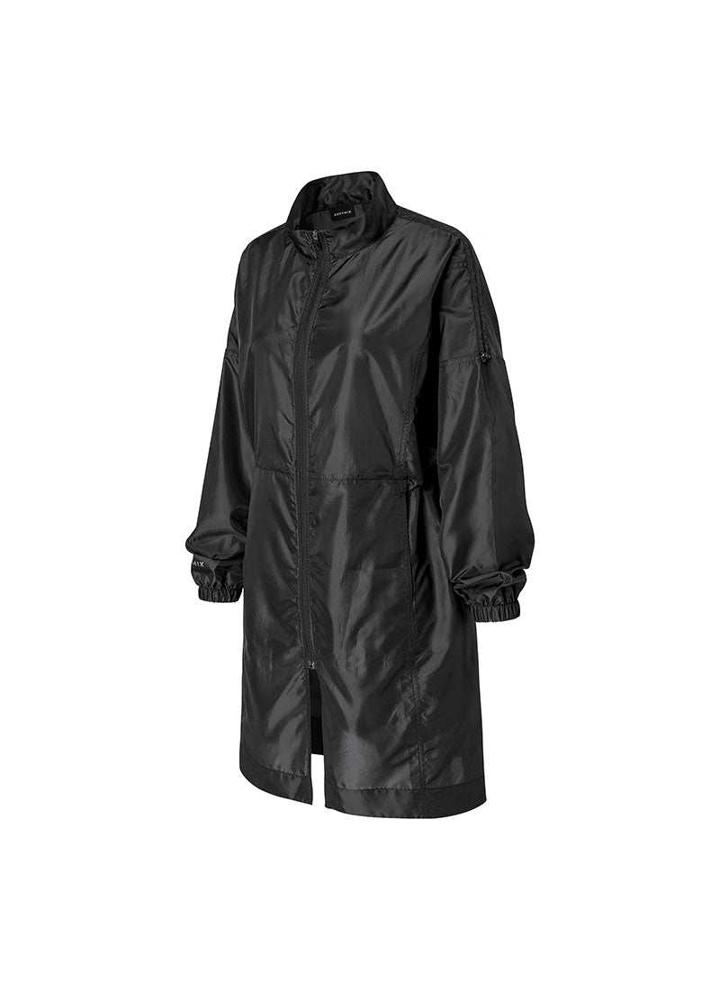 Airy Active Maxi Long Jacket - Lightweight Breathable Women's Outerwear for Running, Hiking & Outdoor Activities