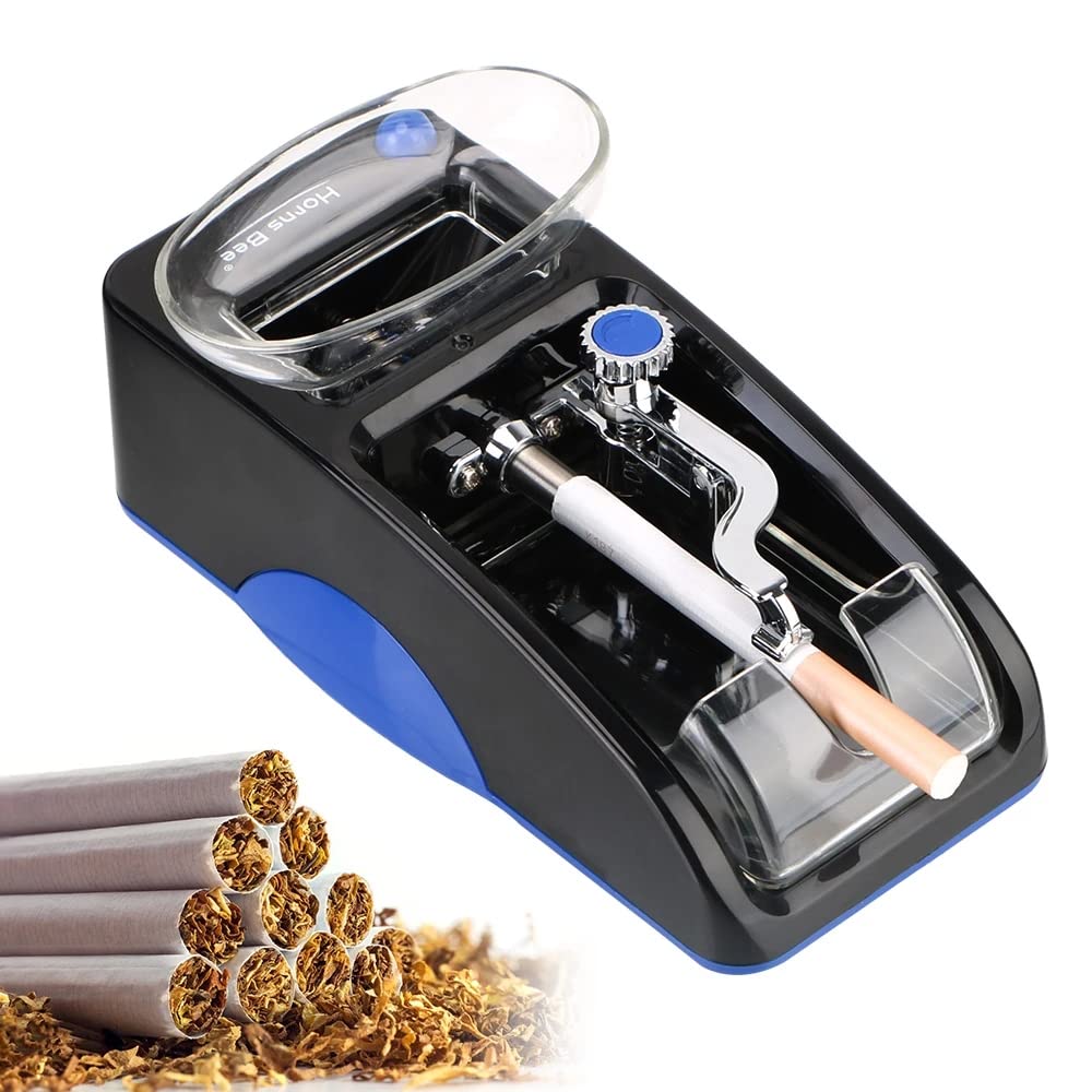 Automatic Cigarette Rolling Machine with US Plug - DIY Tobacco Roller Injector Maker for Smooth Handmade Cigarettes | Perfect for Home Use, Travel & Smoking Enthusiasts