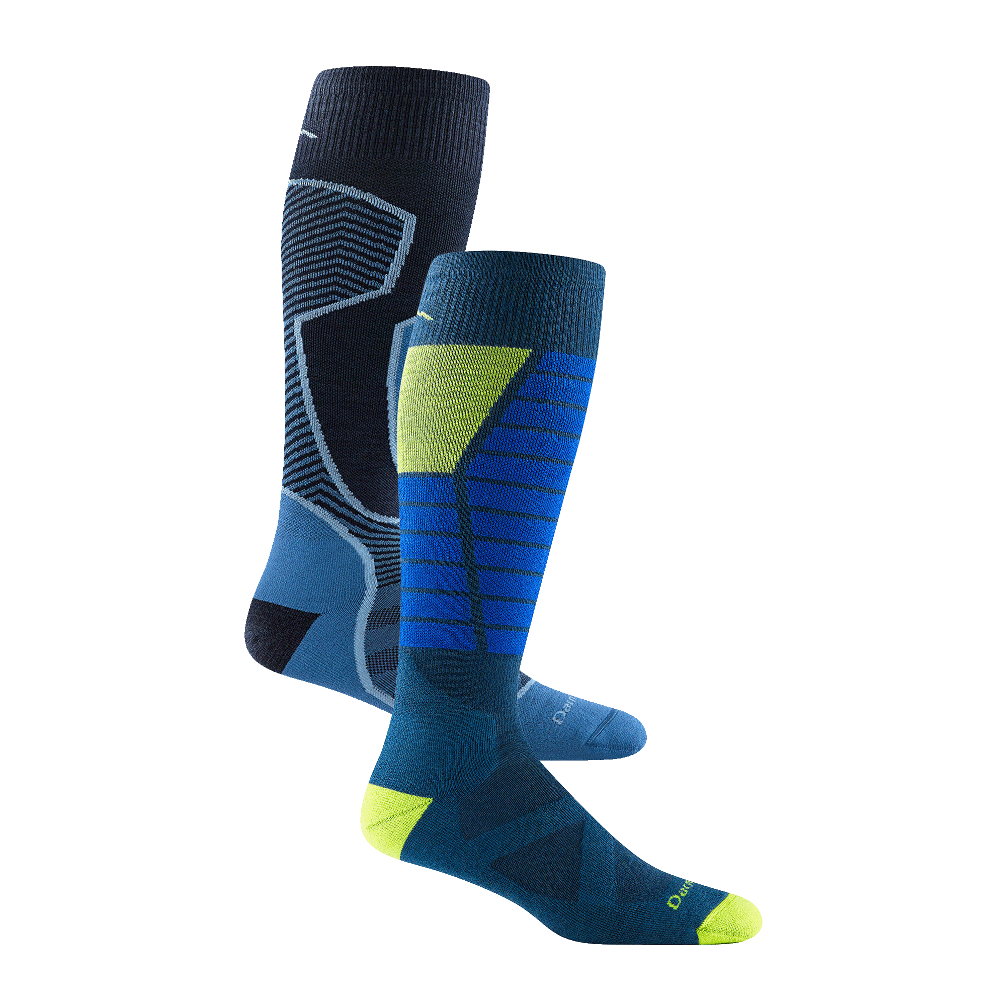 Men's 2 Pack Ski & Snowboard Socks - Thermal Warm Winter Socks for Skiing, Snowboarding & Outdoor Activities