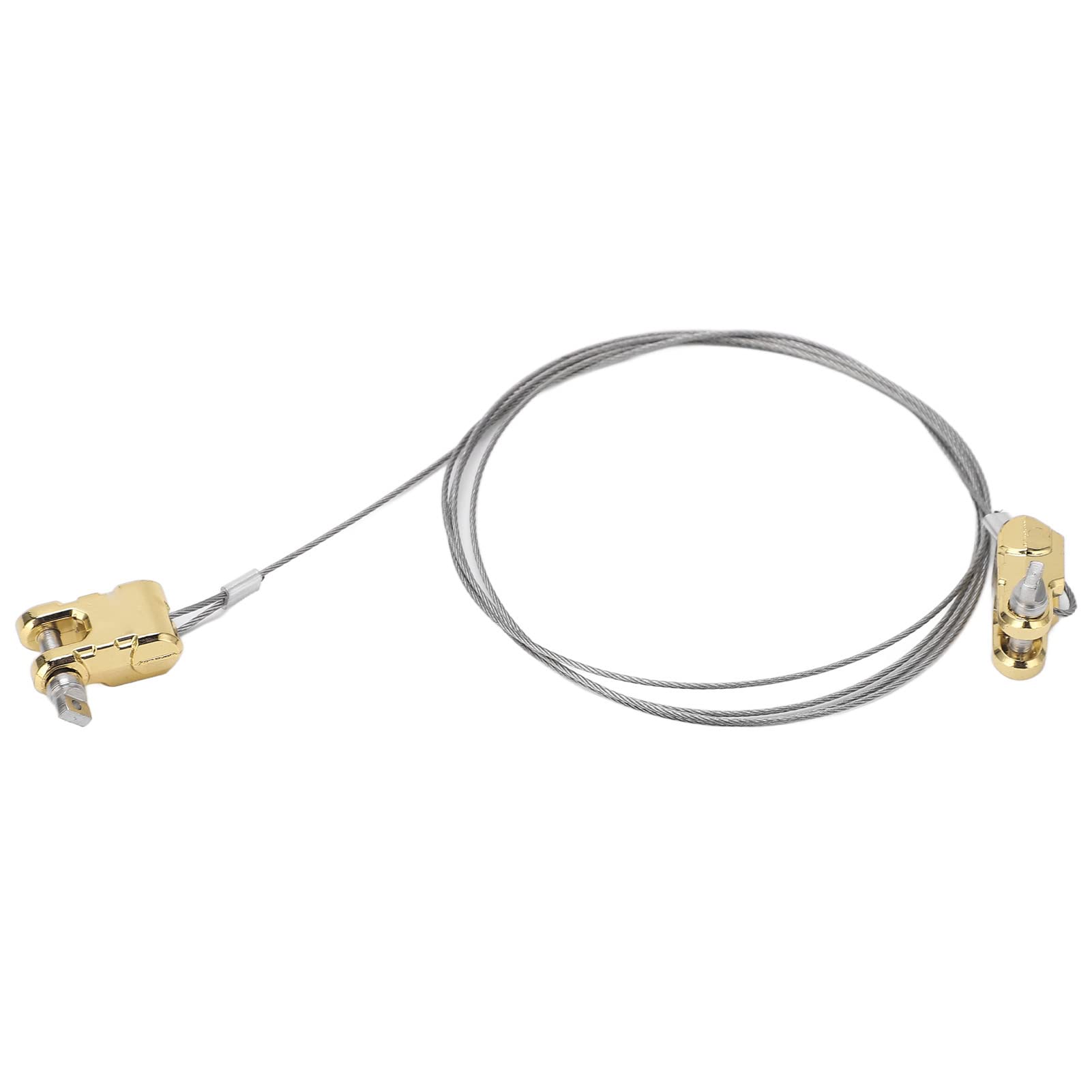High Toughness RC Tow Wire - Lightweight & Durable 1/10 Scale Remote Control Vehicle Trailer Tow Rope (Gold) - Perfect for Off-Road RC Cars, Trucks & Crawlers in Rugged Terrain