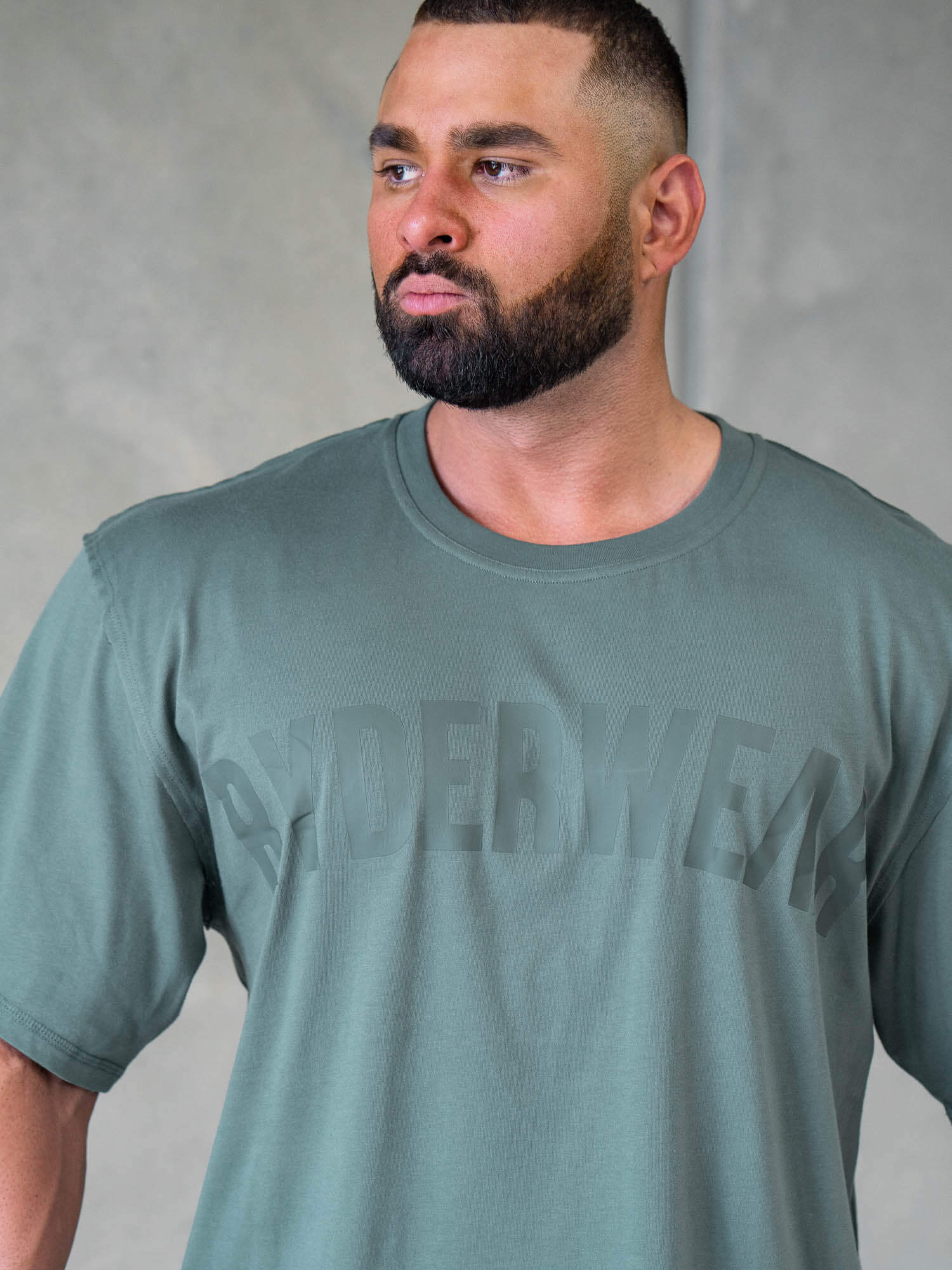 Force Oversized T-Shirt for Men & Women - Soft Cotton Fern Green Tee | Casual Streetwear & Loungewear