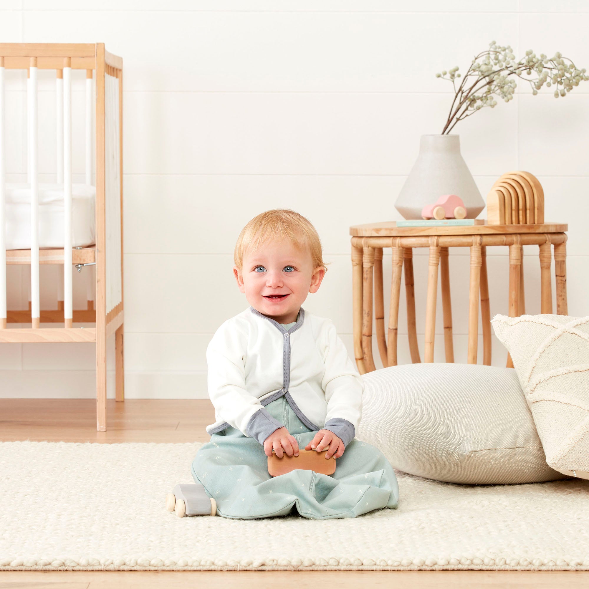 ErgoPouch 1.0 TOG Baby Arm Warmers - Natural Cotton Sleeves for Newborns & Infants - Perfect for Sleepwear, Swaddling & Temperature Regulation