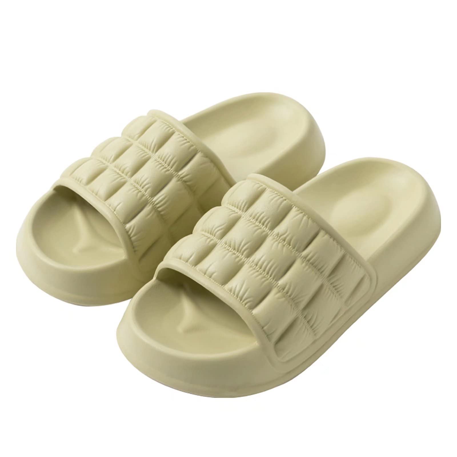 Soft Cloudy Sandals - Non-Slip Pillow Slides for Men & Women | Comfortable Summer House Slippers & Beach Shoes for Indoor/Outdoor Use | Perfect for Lounging, Poolside, and Beach Vacations