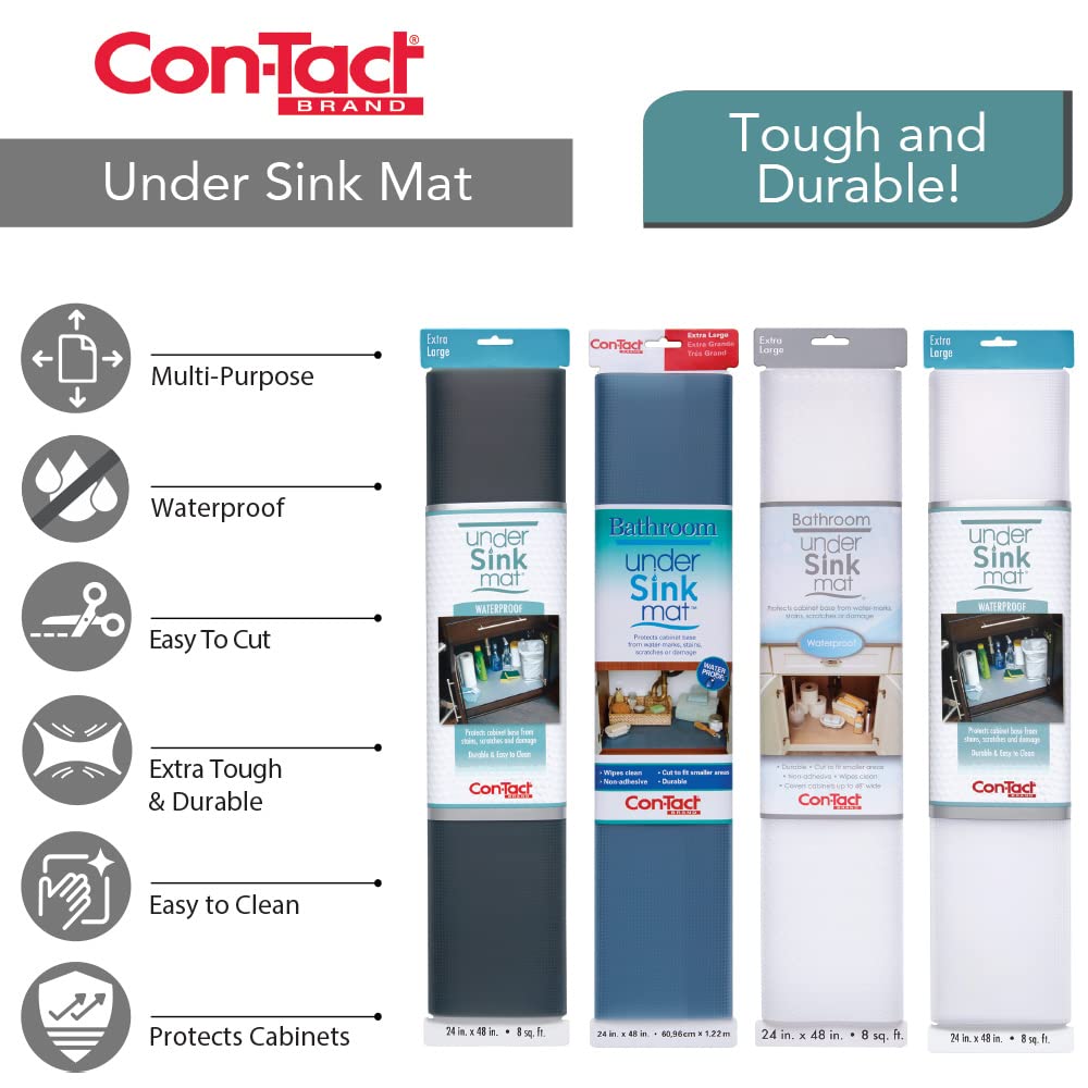 Con-Tact Non-Adhesive Waterproof Undersink Mat – 24