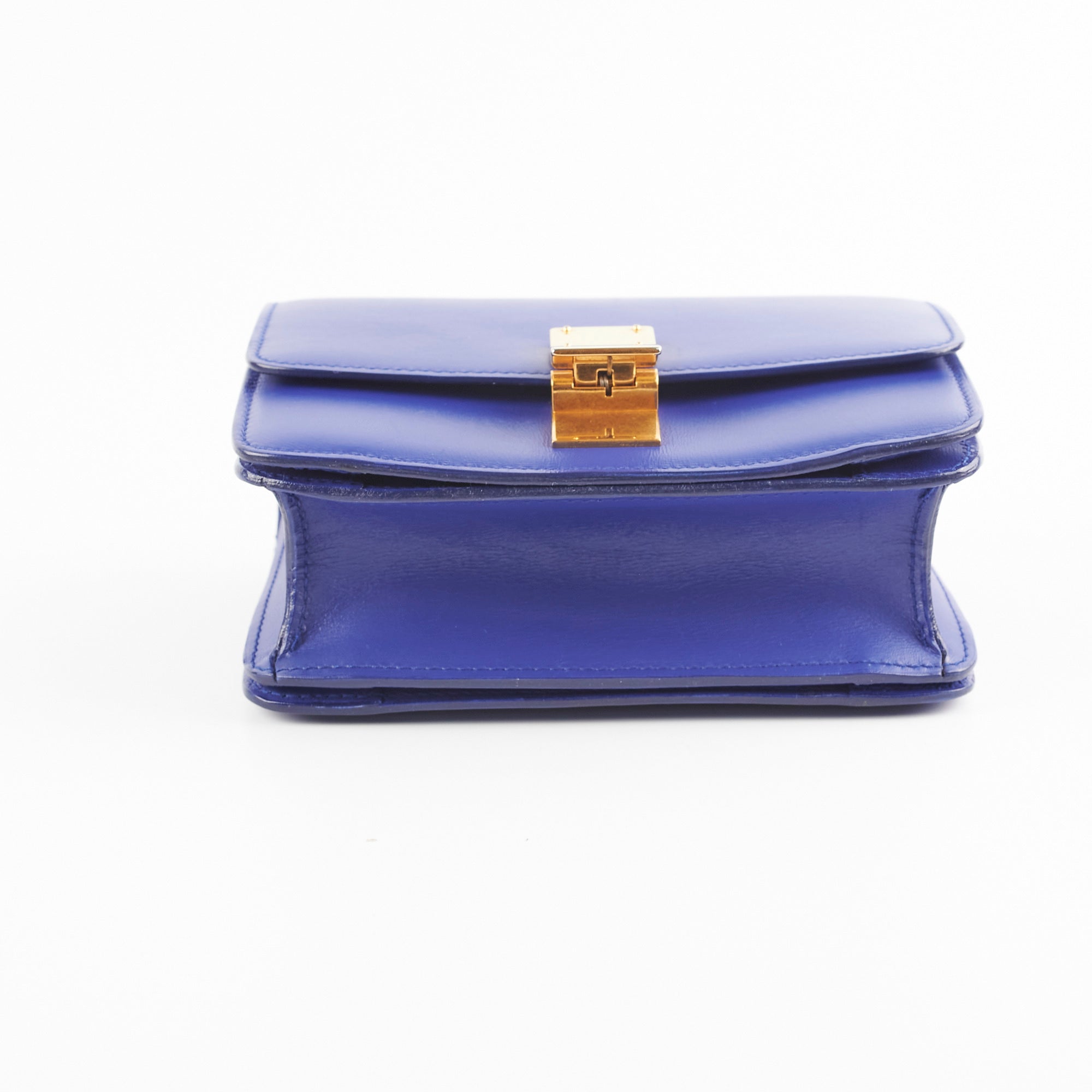 Celine Small Blue Box Crossbody Bag - Stylish Leather Shoulder Bag for Women | Perfect for Date Night, Travel & Everyday Use