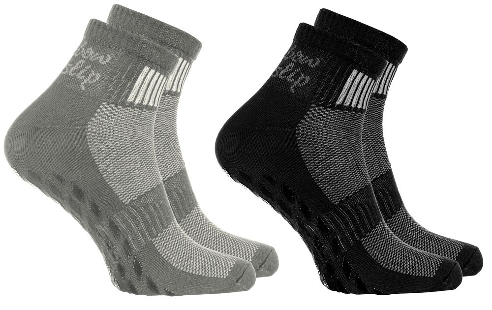 Colorful Rainbow Socks for Women & Men - Non-Slip ABS Sport Yoga Socks for Workout, Gym, and Home Use
