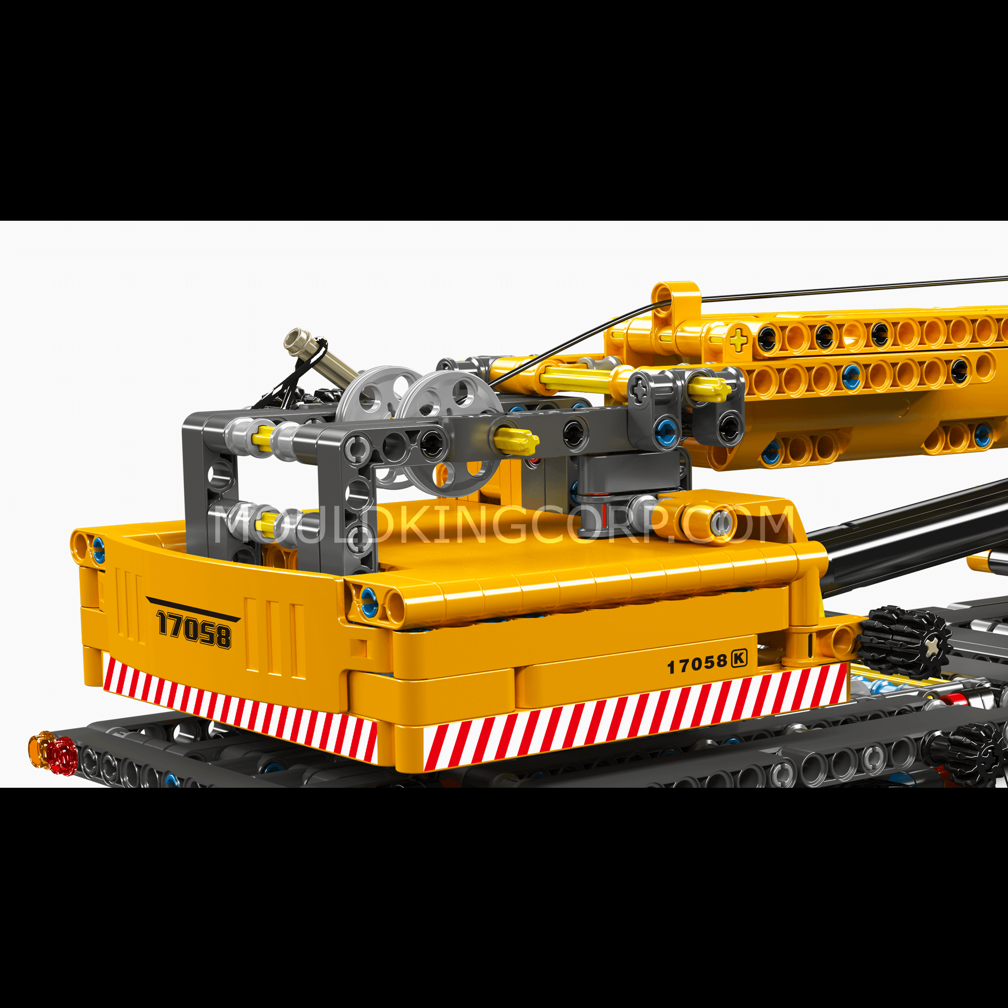 Mould King 17058 Mobile Crane Model Building Set - 997 Pcs STEM Construction Toy for Adults & Kids - Perfect for Engineering Enthusiasts & DIY Projects