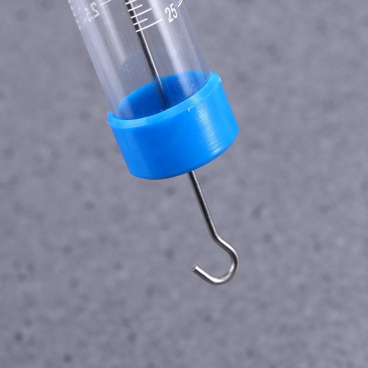 **25N/2500g Transparent Plastic Mechanical Spring Scale with Hanging Hook - Perfect for Kitchen, Lab, School & Industrial Weight Measurement**