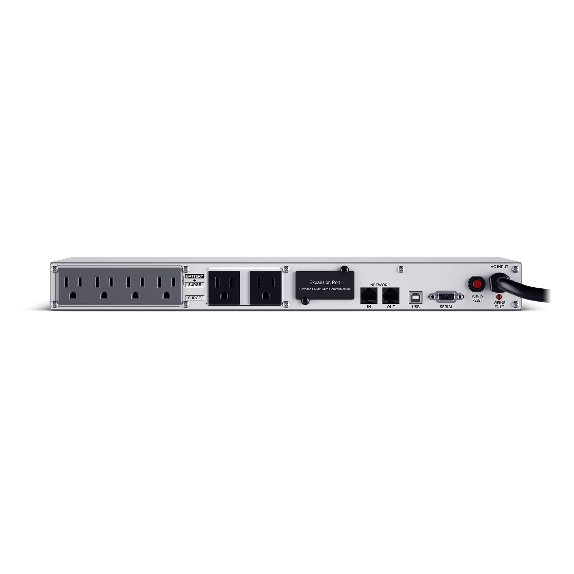CyberPower OR700LCDRM1U Smart App LCD UPS - 700VA/400W, 6 Outlets with AVR, 1U Rackmount Uninterruptible Power Supply for Home Office & Server Rack Protection