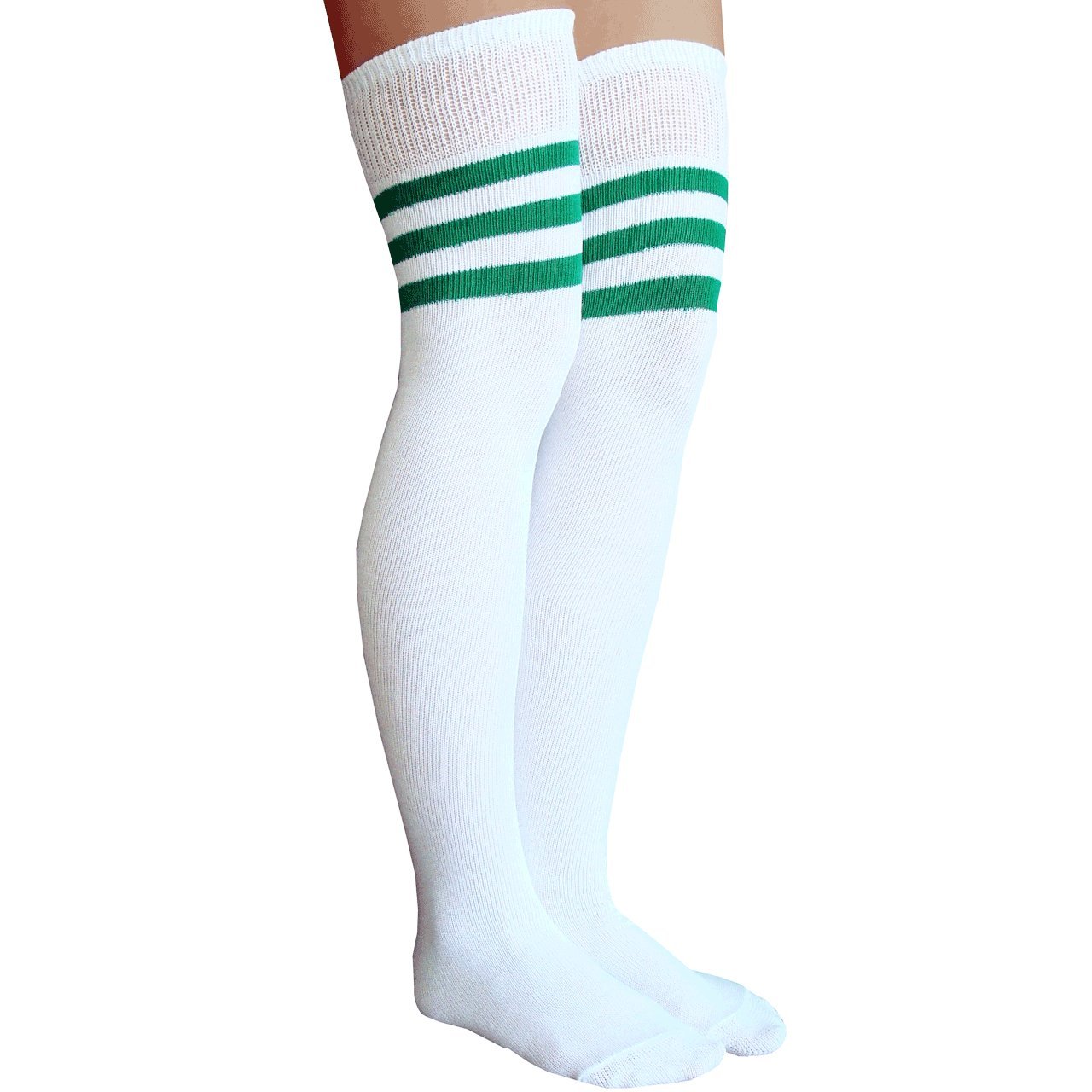 Women's Thigh High Striped Socks - Fashion & Comfort for Daily Wear