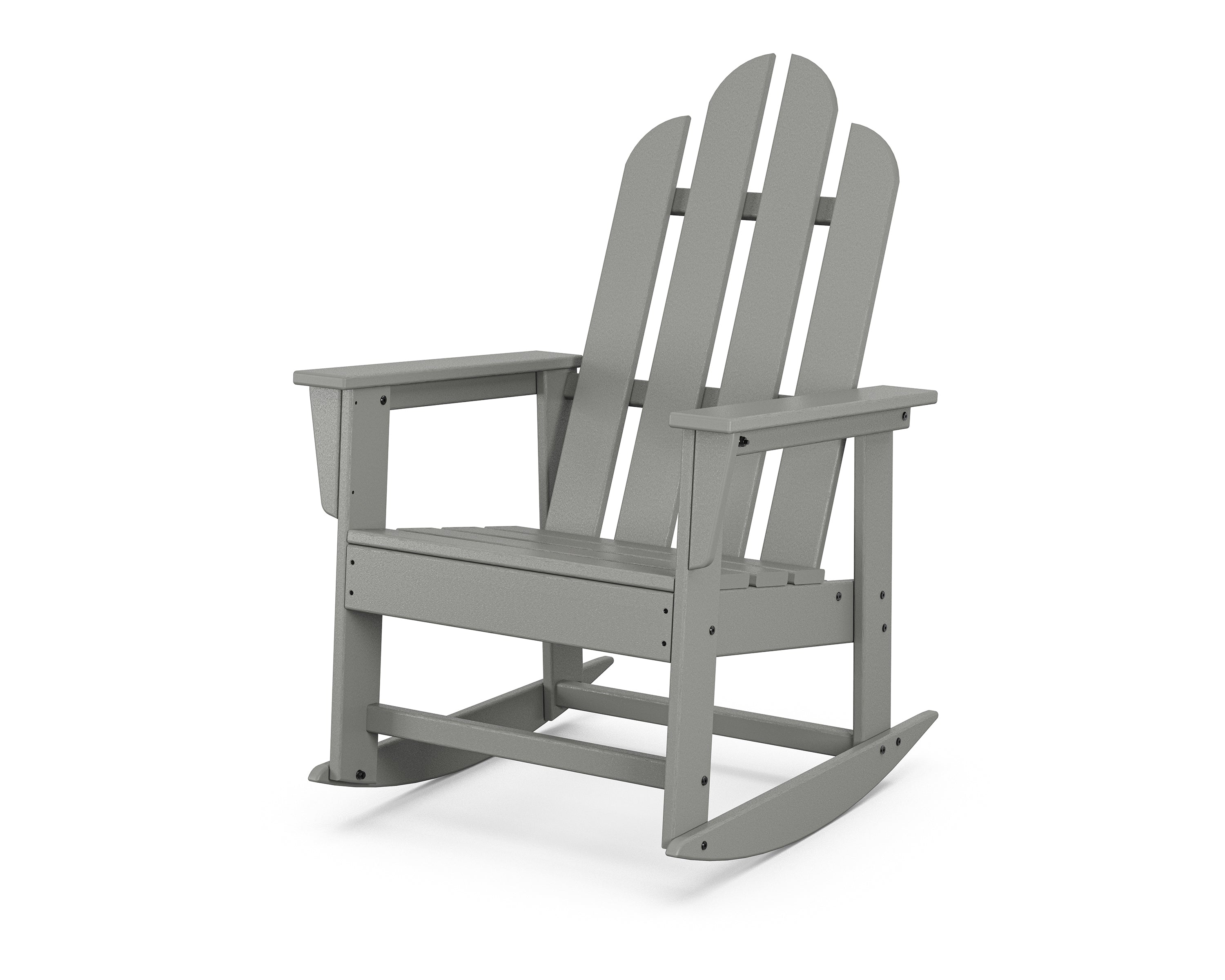 POLYWOOD Long Island Rocking Chair - All-Weather Outdoor Rocking Chair with UV Protection - Perfect for Patio, Garden, Porch & Backyard Relaxation