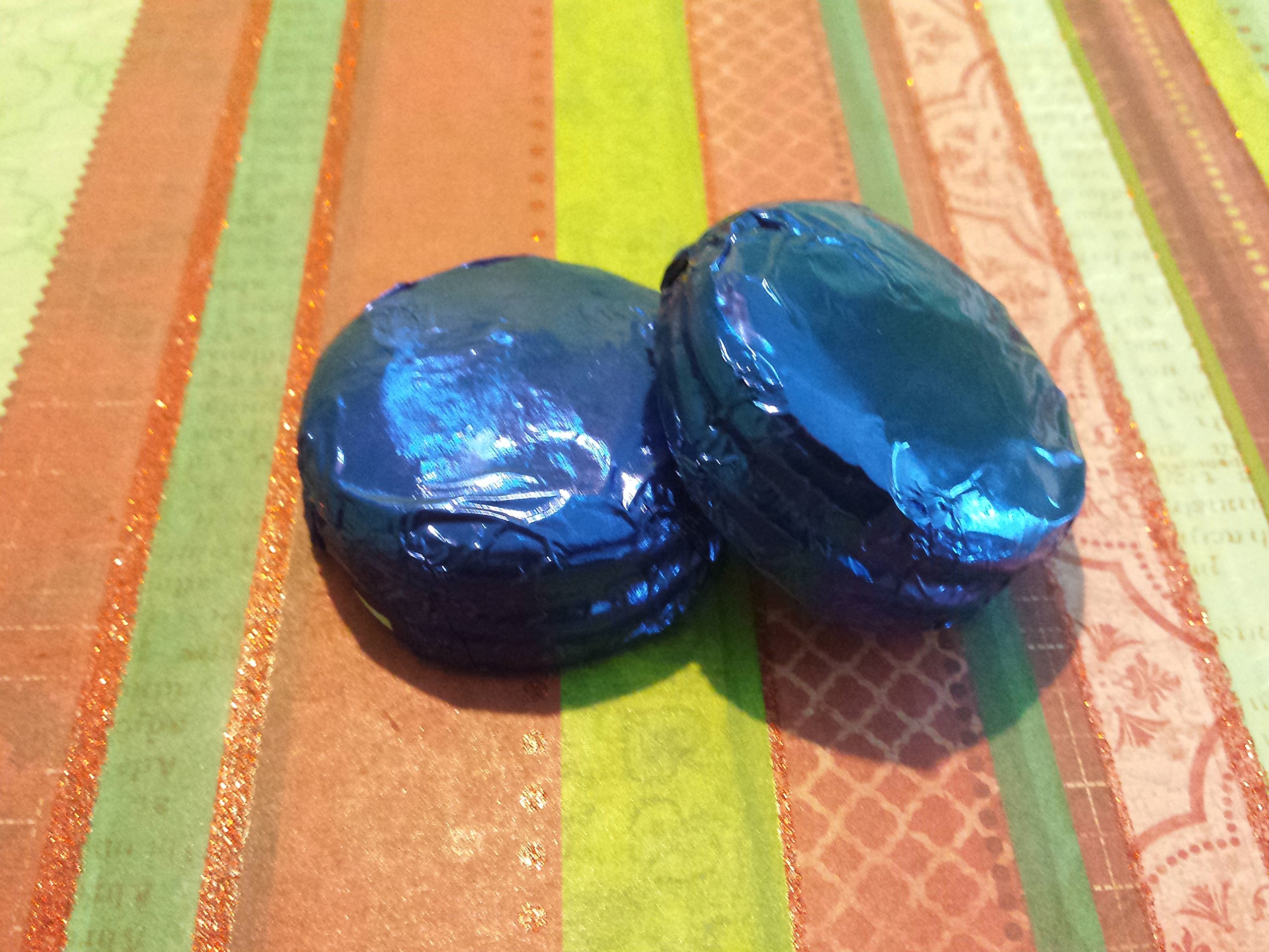 Delicious Chocolate Covered Cookies - 100 Pieces in Elegant Blue Foil - Perfect for Parties, Gifts & Holiday Treats
