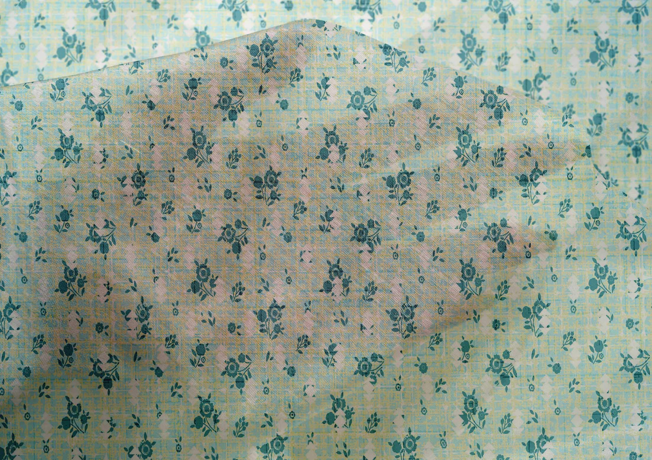 oneOone Cotton Silk Baby Pink Floral Textured Dress Fabric - 42 Inch Wide by The Yard | Perfect for DIY Dresses, Skirts & Home Decor Projects