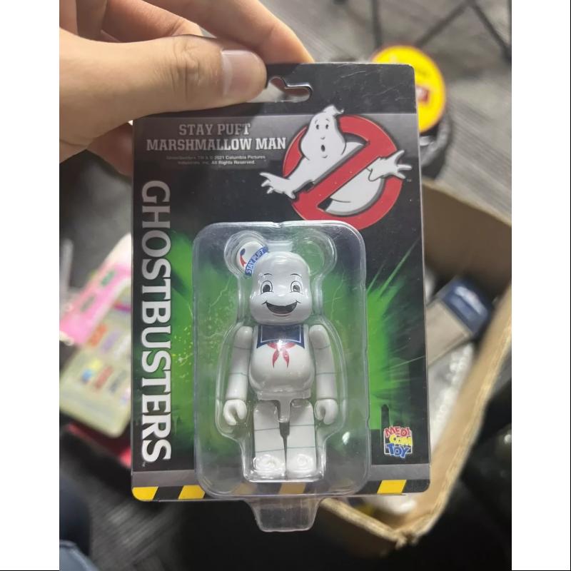 Limited Edition Bearbrick GHOSTBUSTERS 100% Vinyl Collectible Figure by Medicom - Perfect for Anime Fans, Toy Collectors & Home Decor