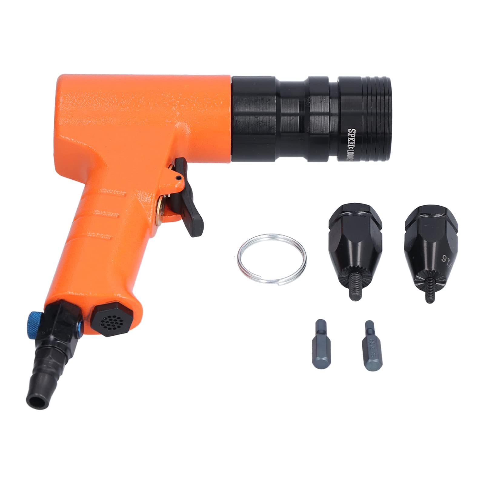 High-Performance Pneumatic Riveter - Non-Slip Grip for Automotive Manufacturing & Container Assembly | Ideal for Industrial Repairs & Metal Fabrication