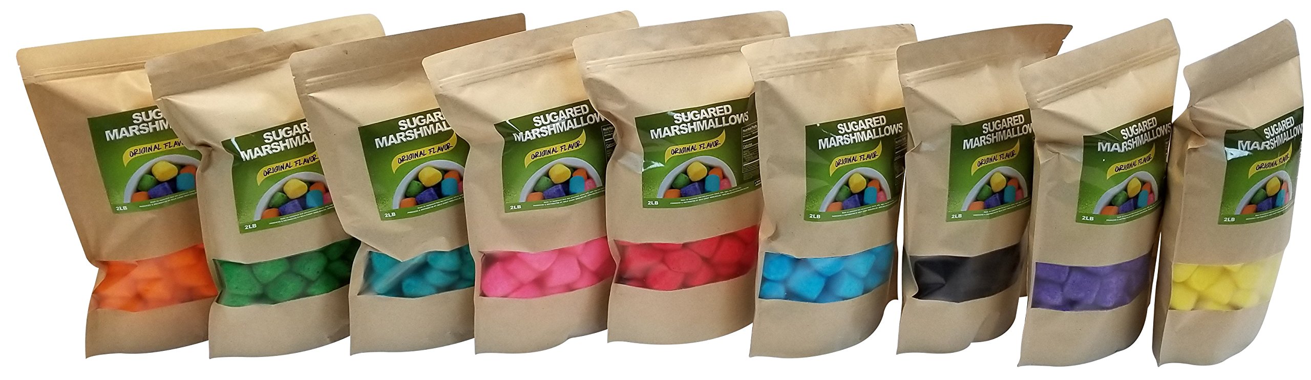 Blue Sugared Marshmallows 2 Pounds - Sweet Fluffy Treats for Baking, Hot Cocoa & Desserts | Bulk Pack for Parties, Gifts & DIY Recipes