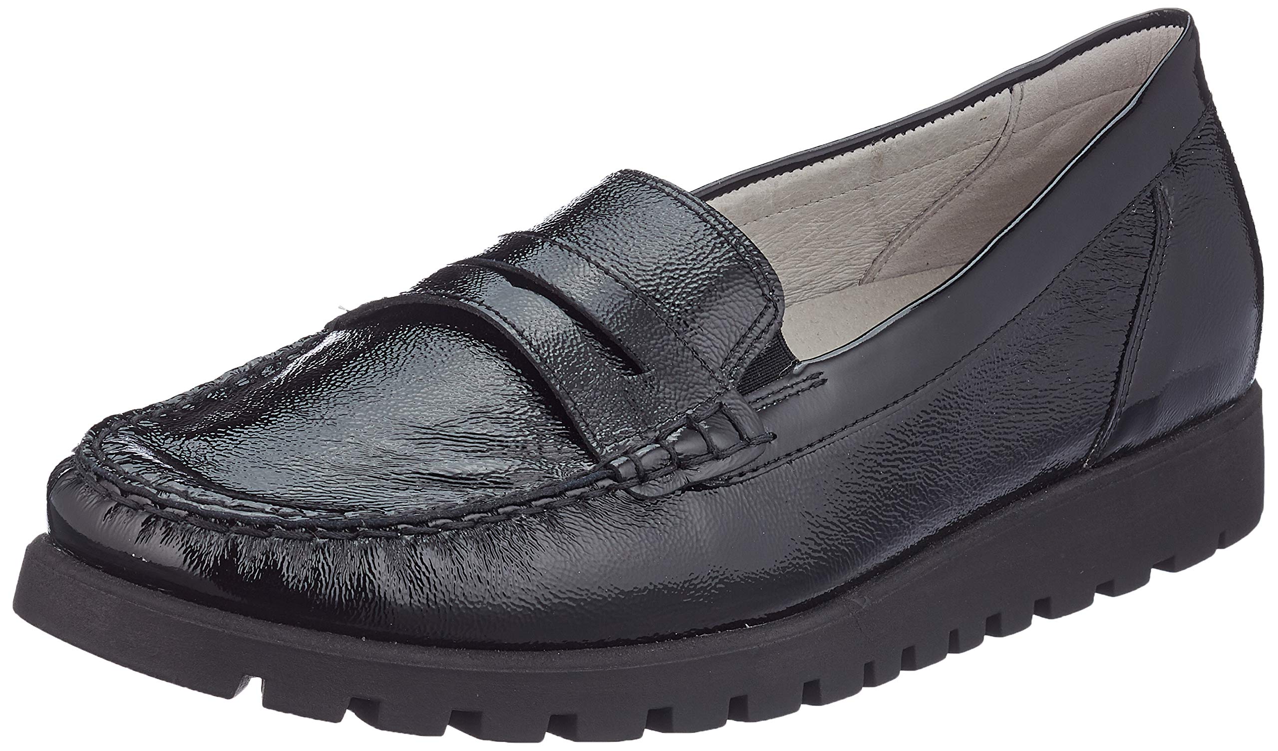 Waldläufer Men's Comfortable Loafers - Size 36.5 EU (Large) - Premium Leather Slip-On Shoes for Business Casual & Office Wear
