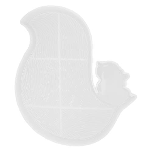 Premium Silicone Squirrel Tray Mold - Flexible & Easy Demold Resin Jewelry Making Mold for DIY Crafts, Epoxy Resin Art, Candle Wax, Soap Making - Perfect for Home Decor & Gift Projects
