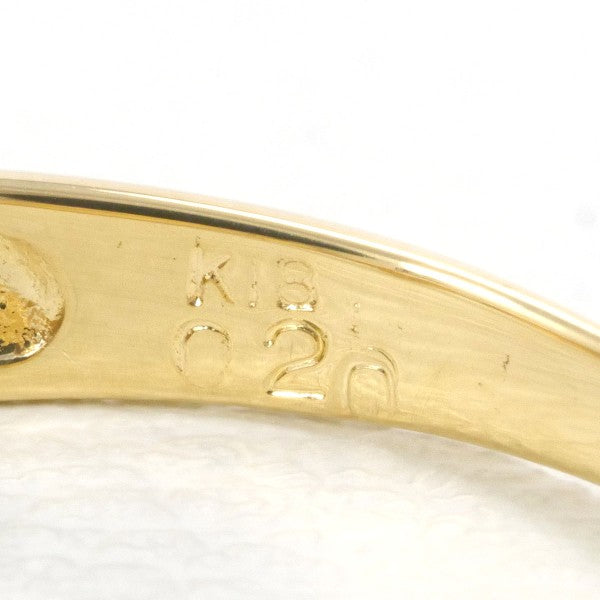 18K Yellow Gold Diamond Ring for Women - Elegant Solitaire Engagement & Wedding Band - Perfect for Proposals, Anniversaries, and Special Occasions