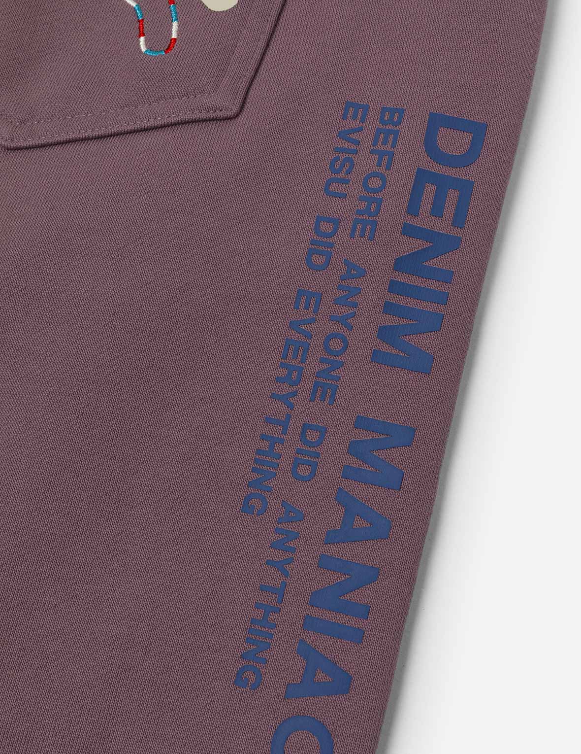 Washed Multi-Pocket Logo Print Straight Fit Sweatpants for Men - Casual Lounge Pants with Comfortable Elastic Waistband - Perfect for Home, Gym, and Streetwear Fashion