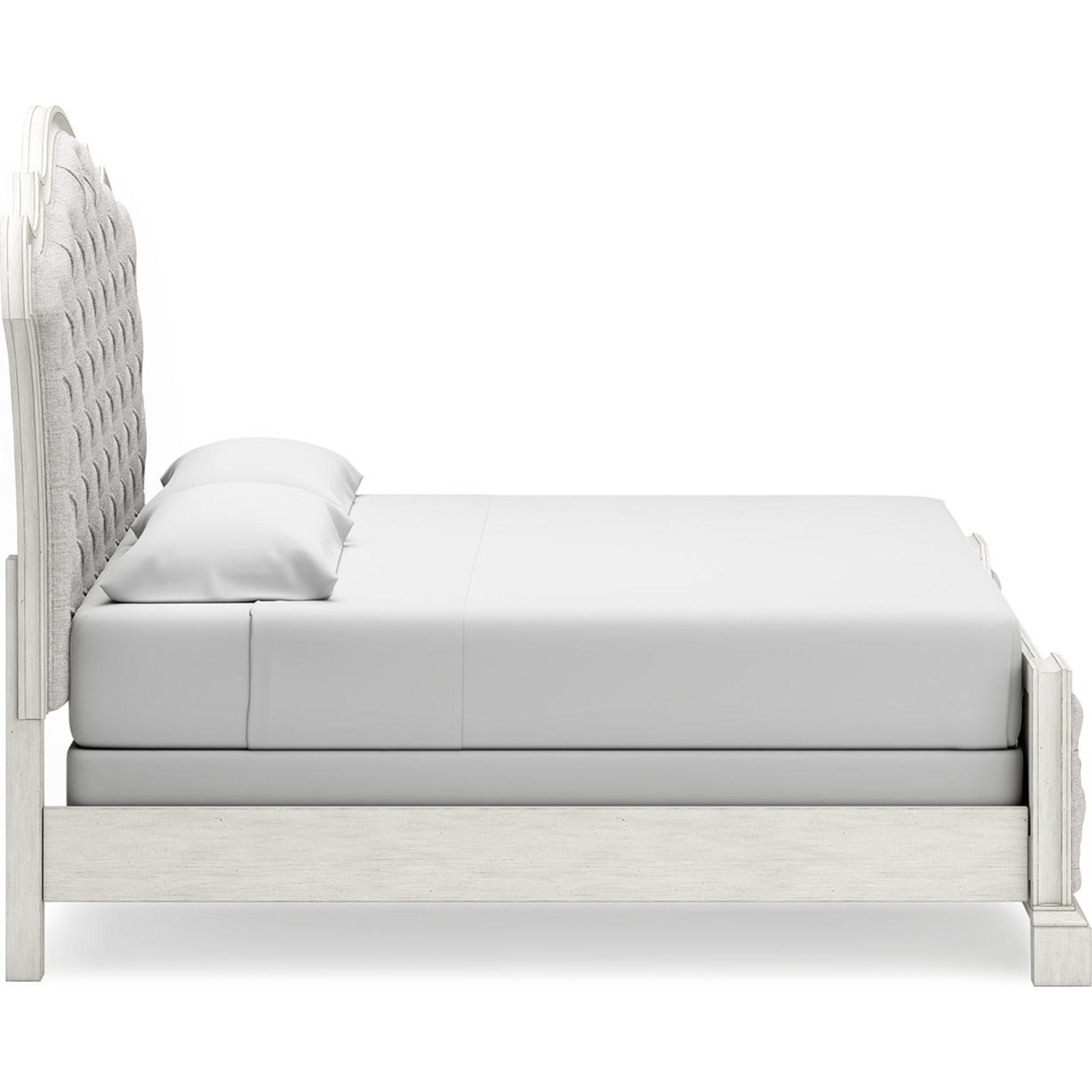 Arlendyne 6-Piece Queen Size Bedroom Furniture Set - Modern Panel Bed Frame with Nightstands, Dresser and Mirror | Perfect for Master Bedroom or Guest Room Decor