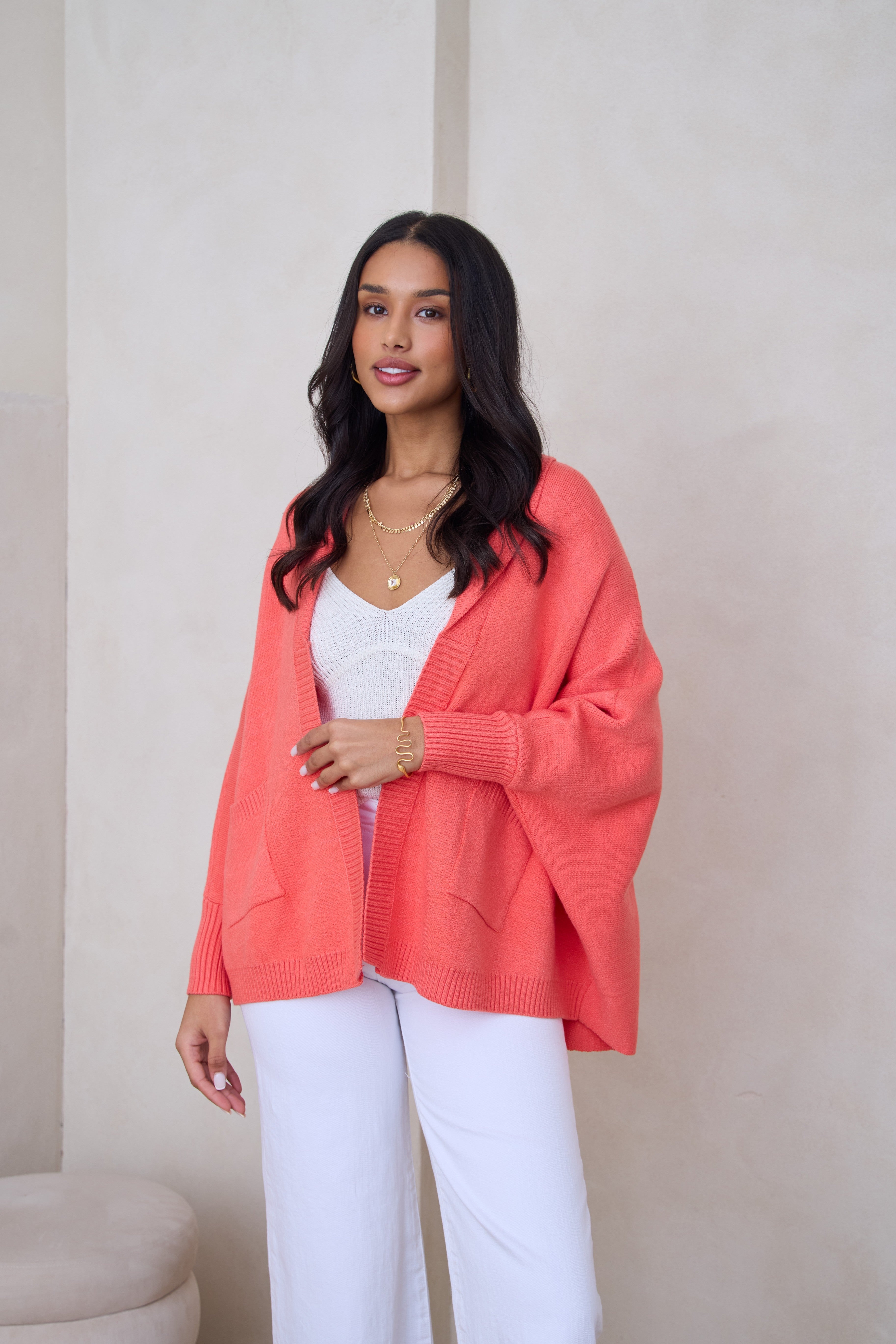 Open Front Oversize Cardigan for Women - Soft Chunky Knit Long Cardigan Sweater | Perfect for Fall, Winter, and Layering Outfits
