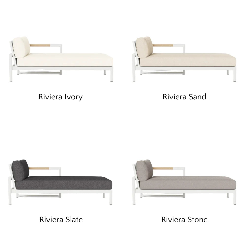 Breeze XL Outdoor Chaise Lounge Right - Premium Patio Furniture for Poolside, Garden & Backyard Relaxation