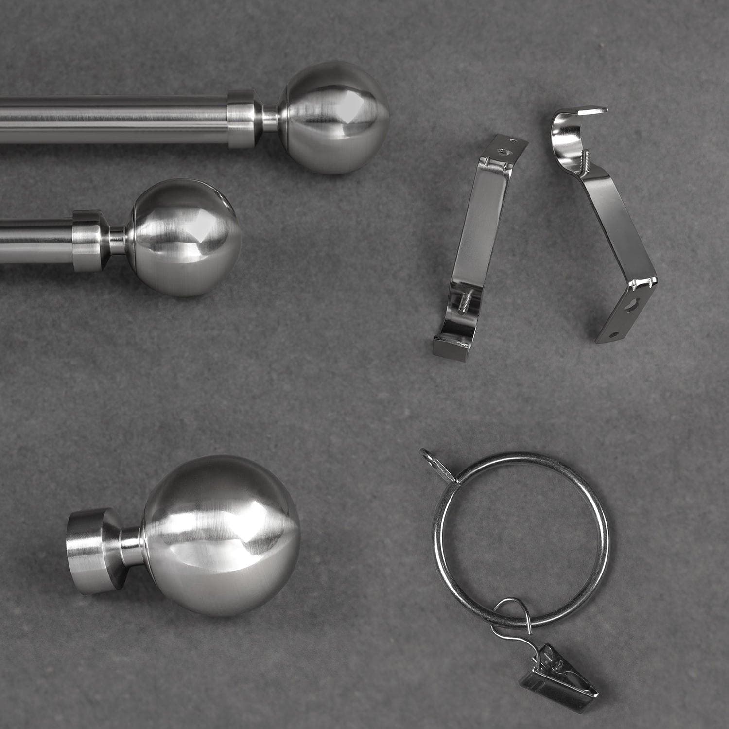 Nickel-Plated Extendable Metal Rod Set with Metal Balls - Perfect for DIY Projects, Jewelry Making, and Home Repair