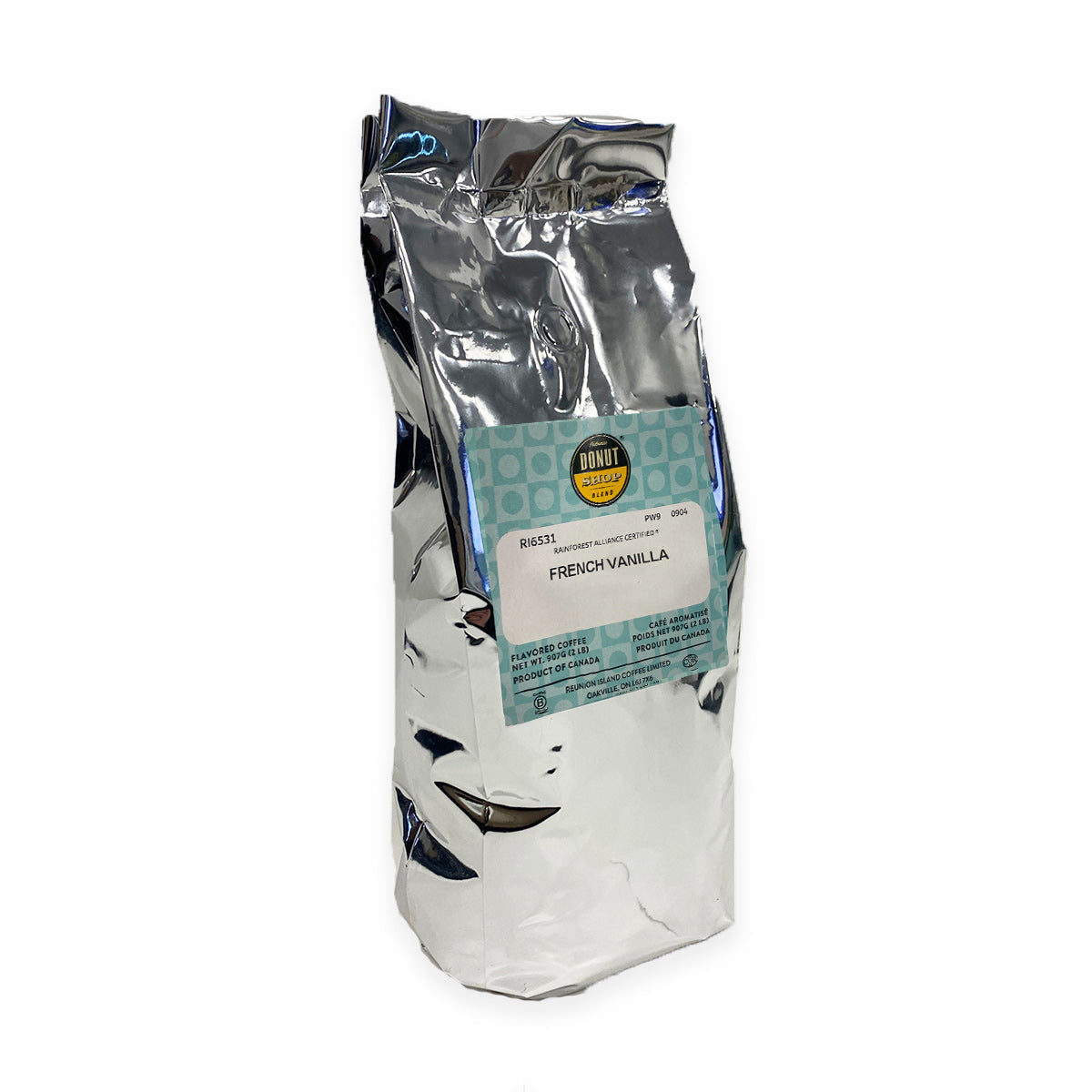 Premium Donut Shop French Vanilla Whole Bean Coffee - 2 lb Bag | 100% Arabica, Rich & Smooth Flavor | Perfect for Home Brewing, Office Use & Gifts