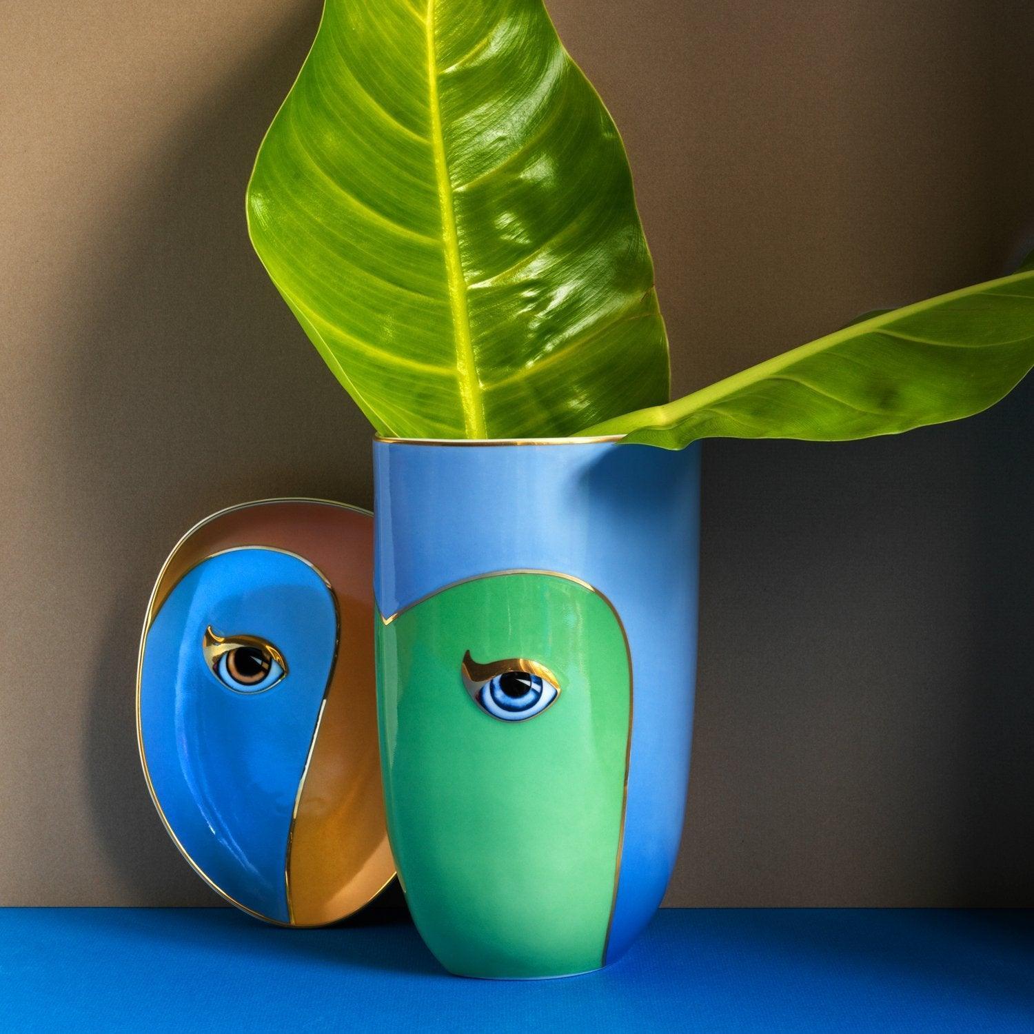 Lito Vase - Modern Ceramic Flower Vase for Home Decor, Wedding Centerpieces & Office Desk Decorations