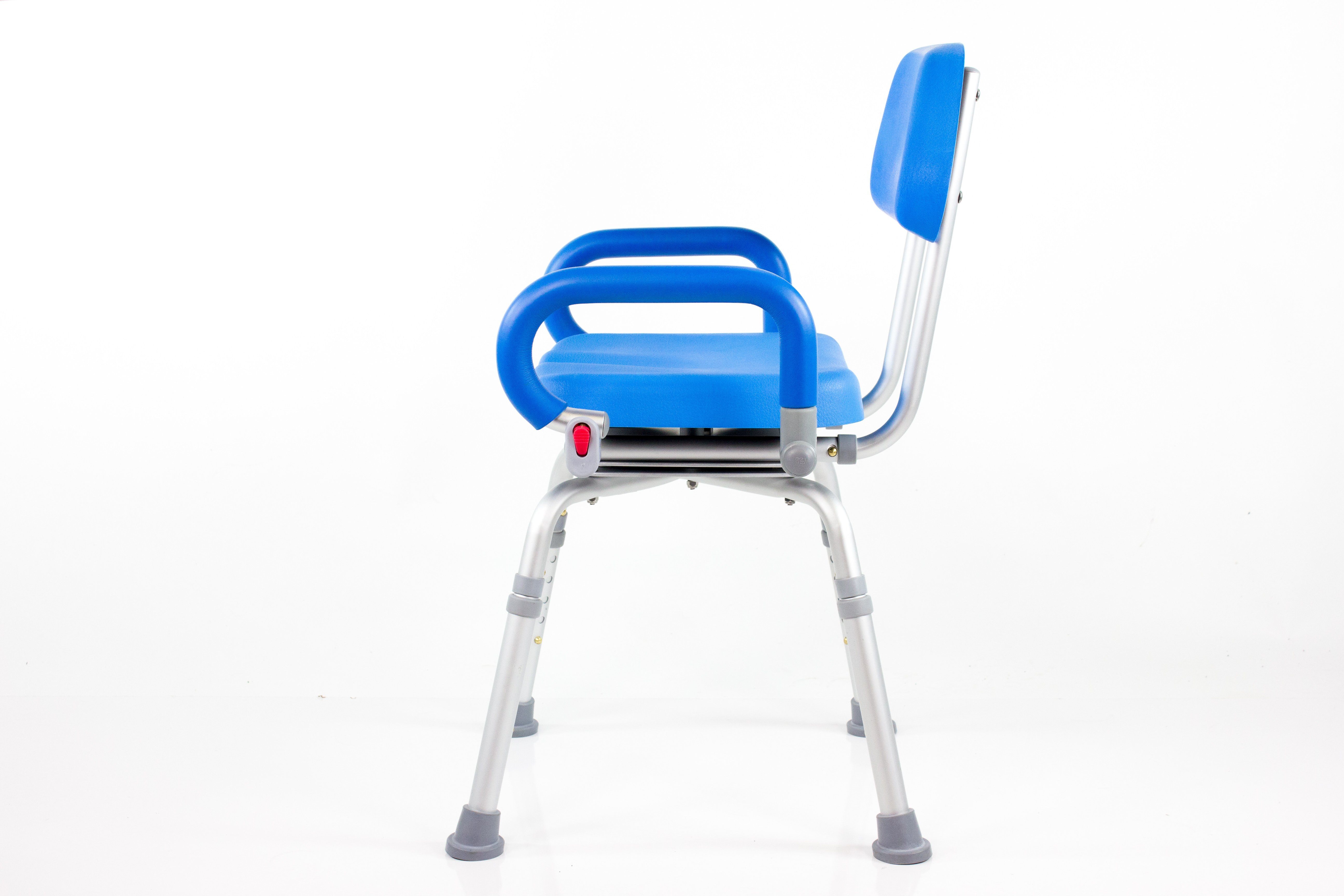 Revolution 360° Swivel Shower Chair for Elderly & Disabled - Adjustable Height Bath Seat with Non-Slip Rubber Tips for Safe Bathing & Showering - Ideal for Seniors, Physical Therapy & Mobility Assistance
