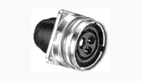 AMP 208485-1 600VDC 7-Position Reverse Gender Circular Power Connector - 10-16 AWG Wire Size for Wire-to-Wire Panel - Ideal for Industrial Equipment, Solar Power Systems & Heavy-Duty Electrical Applications