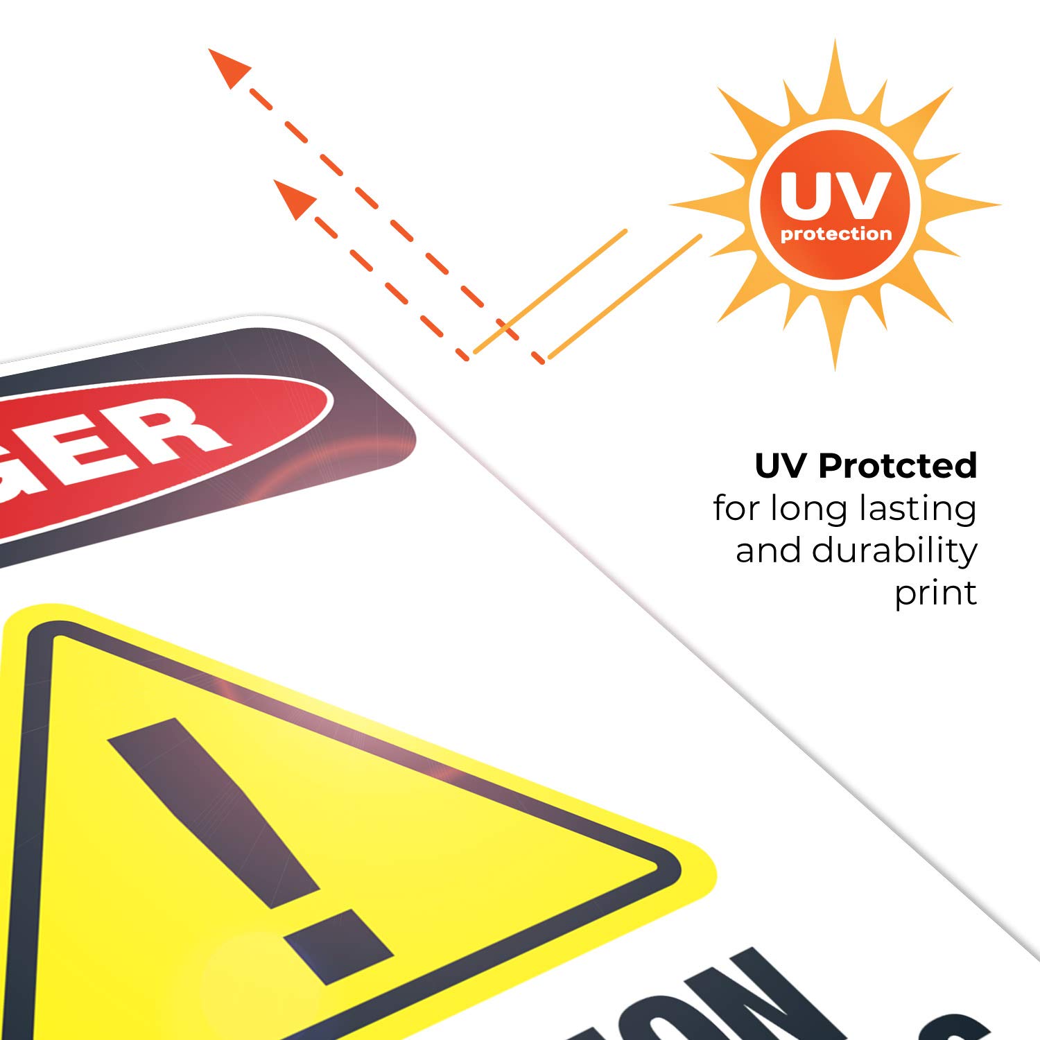 OSHA Danger Sign - Erection in Progress Warning Sign 18x24 Inches | Rust-Free .063 Aluminum Construction | Fade-Resistant for Indoor & Outdoor Use | Made in USA | Perfect for Construction Sites, Road Work Zones & Industrial Safety Areas