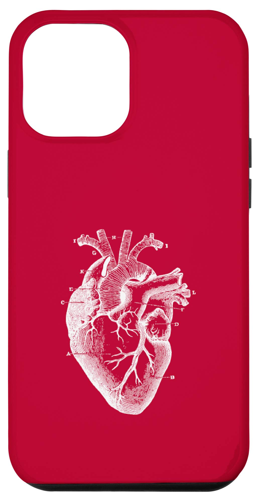 Vintage Anatomical Human Heart iPhone 12 Pro Max Case - Medical Student Gift, Doctor Accessory, Perfect for Anatomy Enthusiasts & Healthcare Professionals