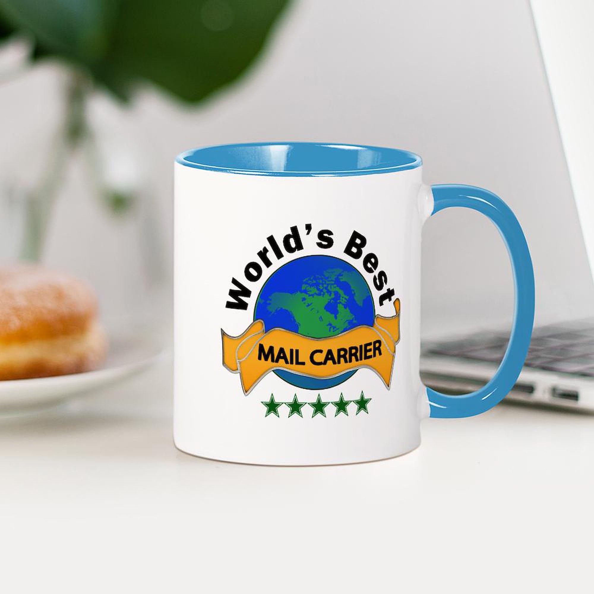 11 oz (325 ml) Ceramic Coffee Mug - Mail Carrier Design by CafePress | Perfect for Postal Workers, Office Use & Gift Giving